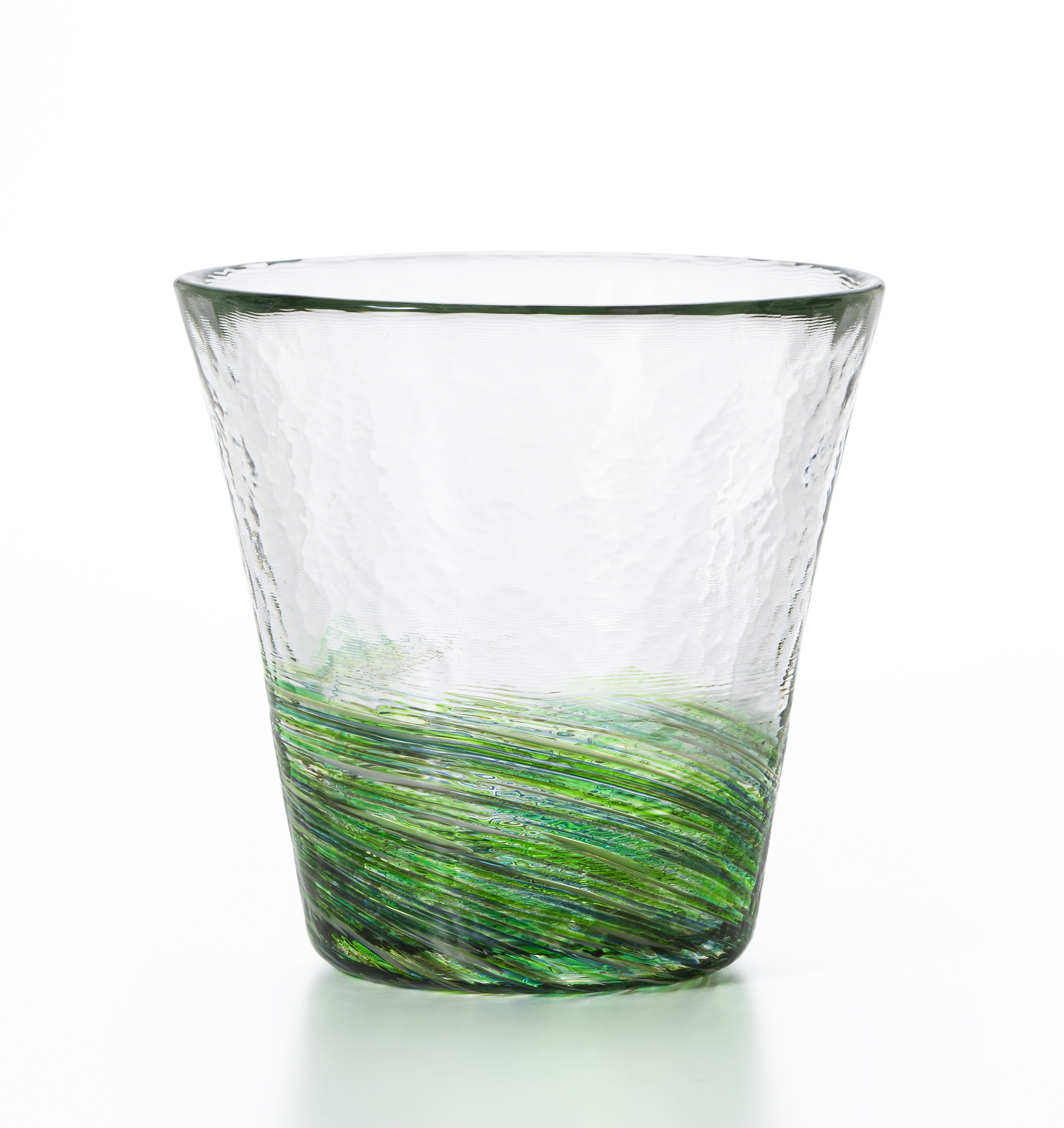 津軽びいどろ 六の色 グラス 森