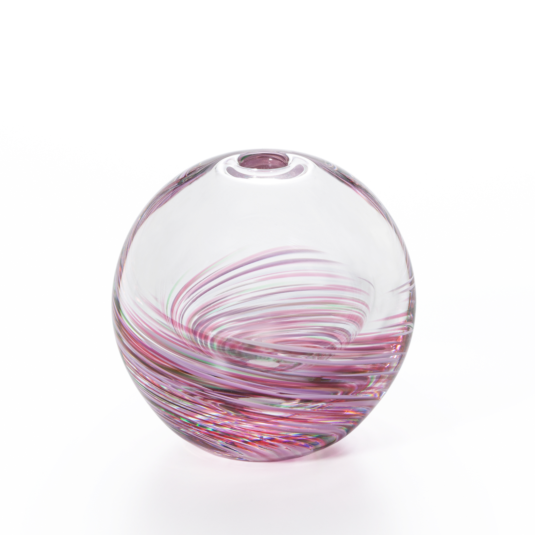 津軽びいどろ 六の色 一輪挿し 花