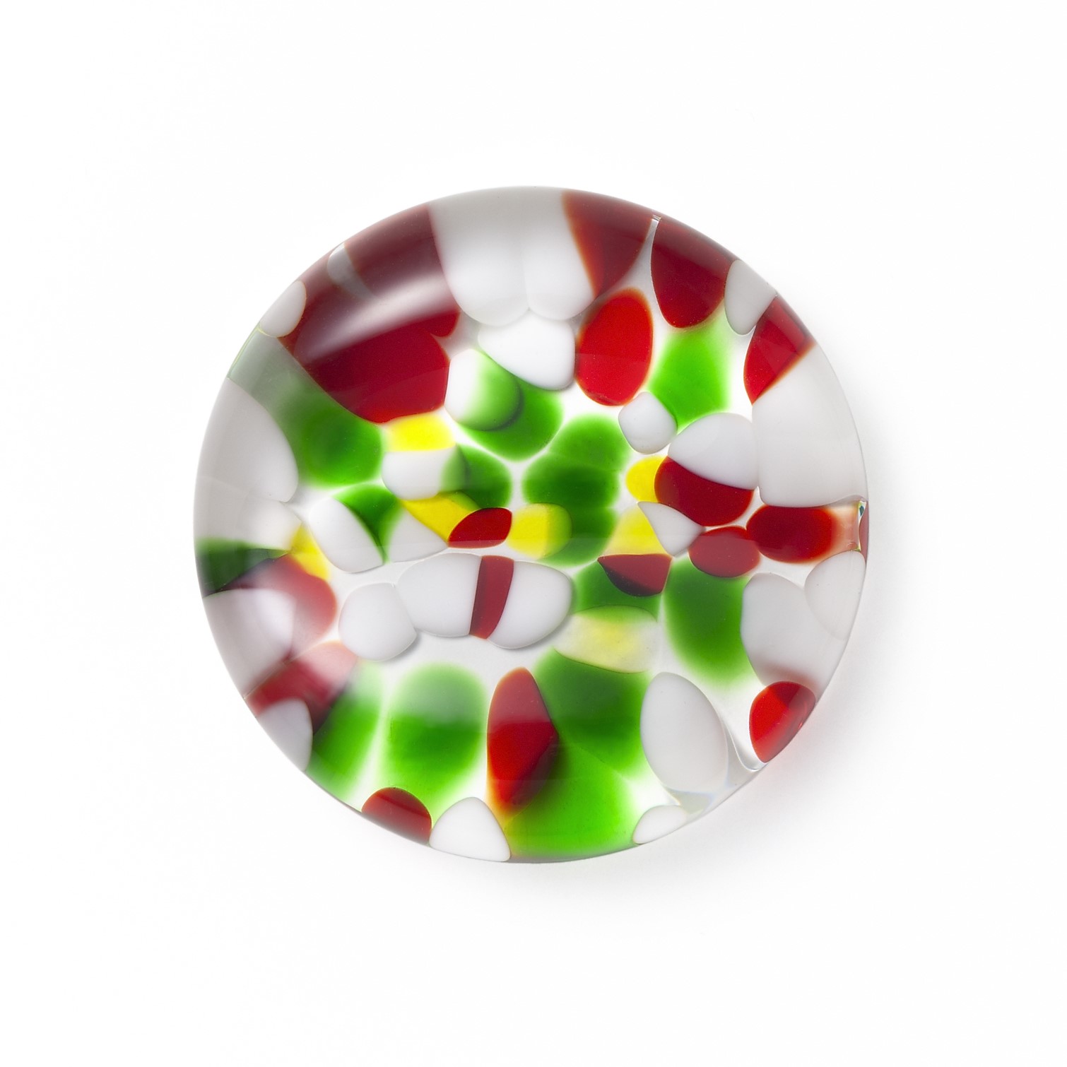 津軽びいどろ 十二花月 箸置き 12月 ポインセチア