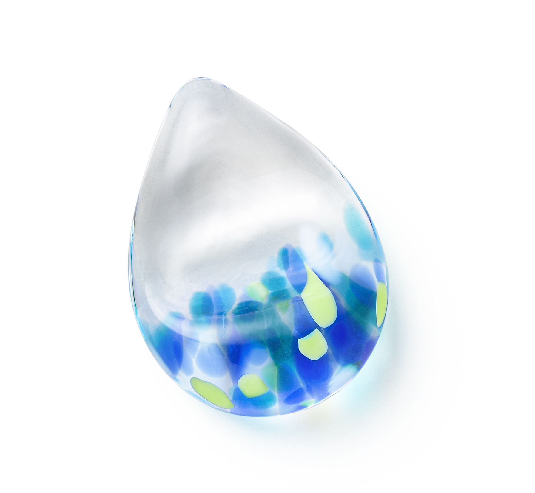 津軽びいどろ 白神の森響 箸置 青池