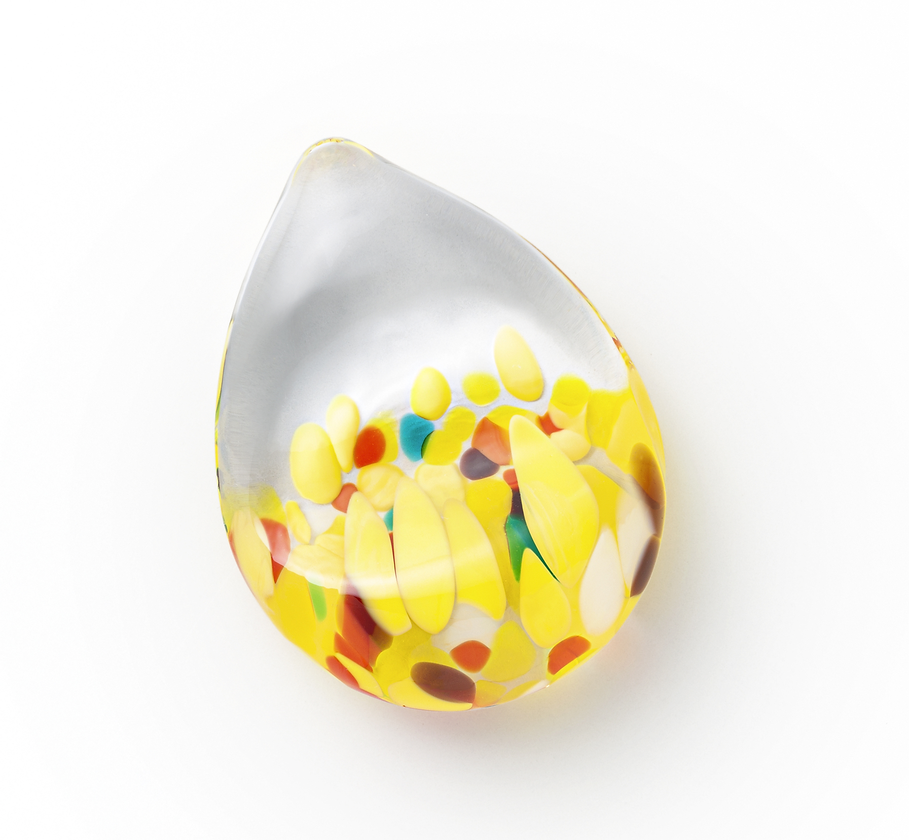 津軽びいどろ 白神の森響 箸置 ブナの黄葉