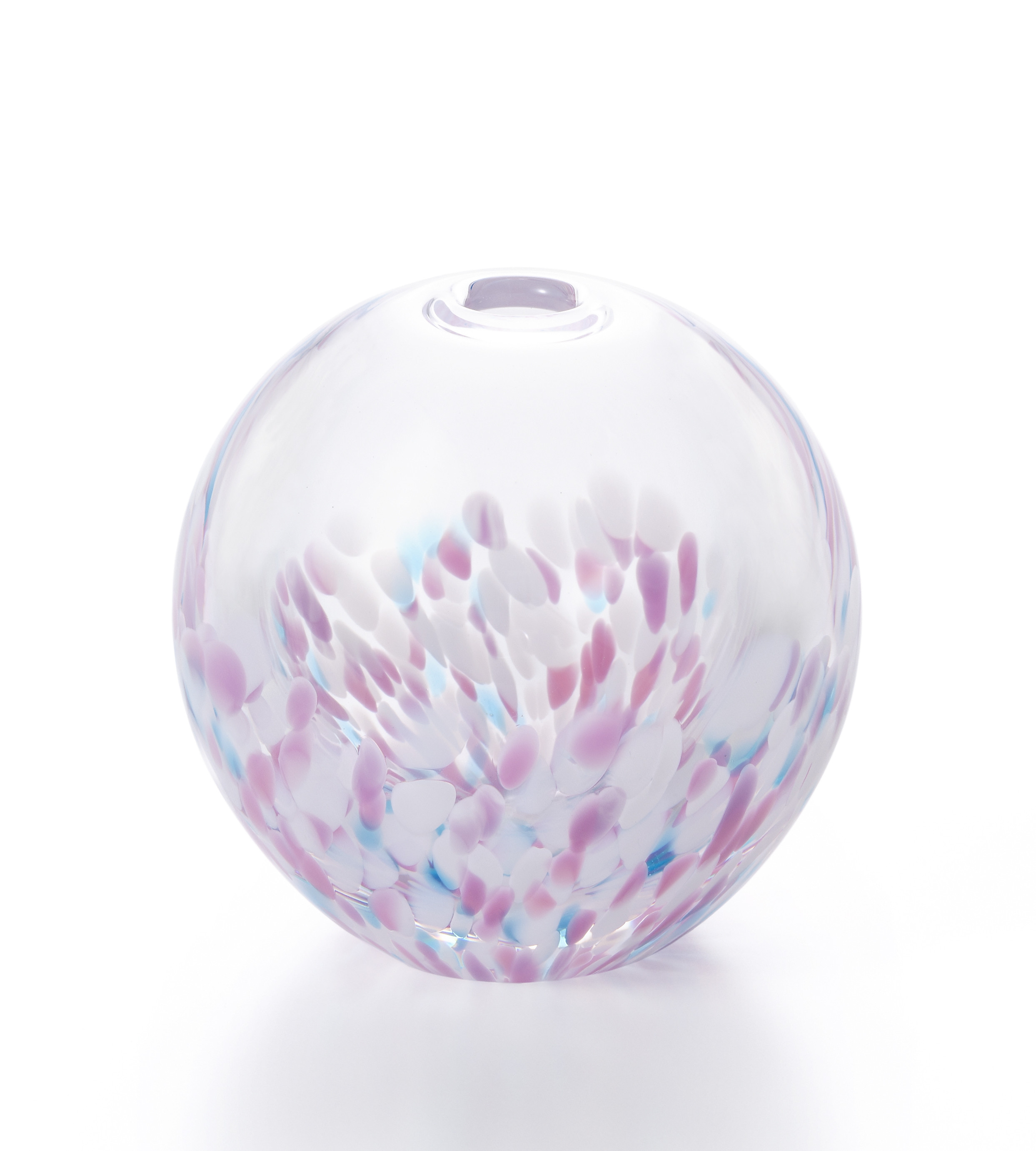 津軽びいどろ さくらさくら 桜と青い空 一輪挿し