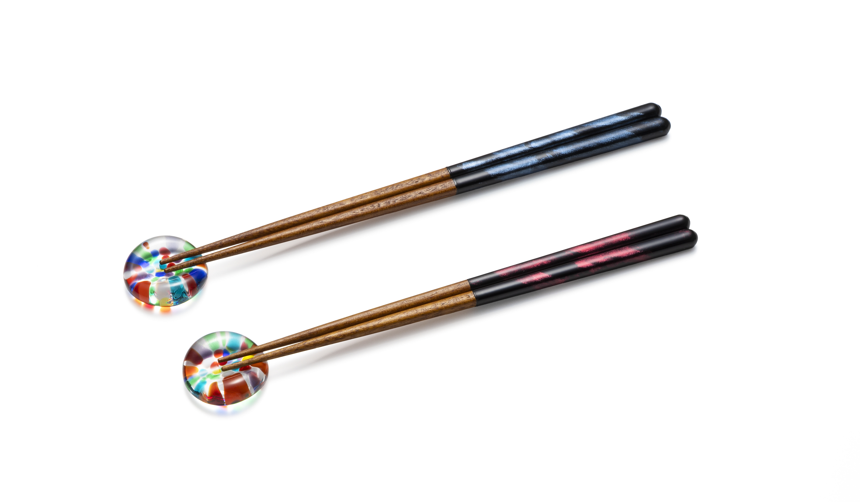 津軽びいどろ 箸と箸置きギフト ねぶた箸置/箸セット