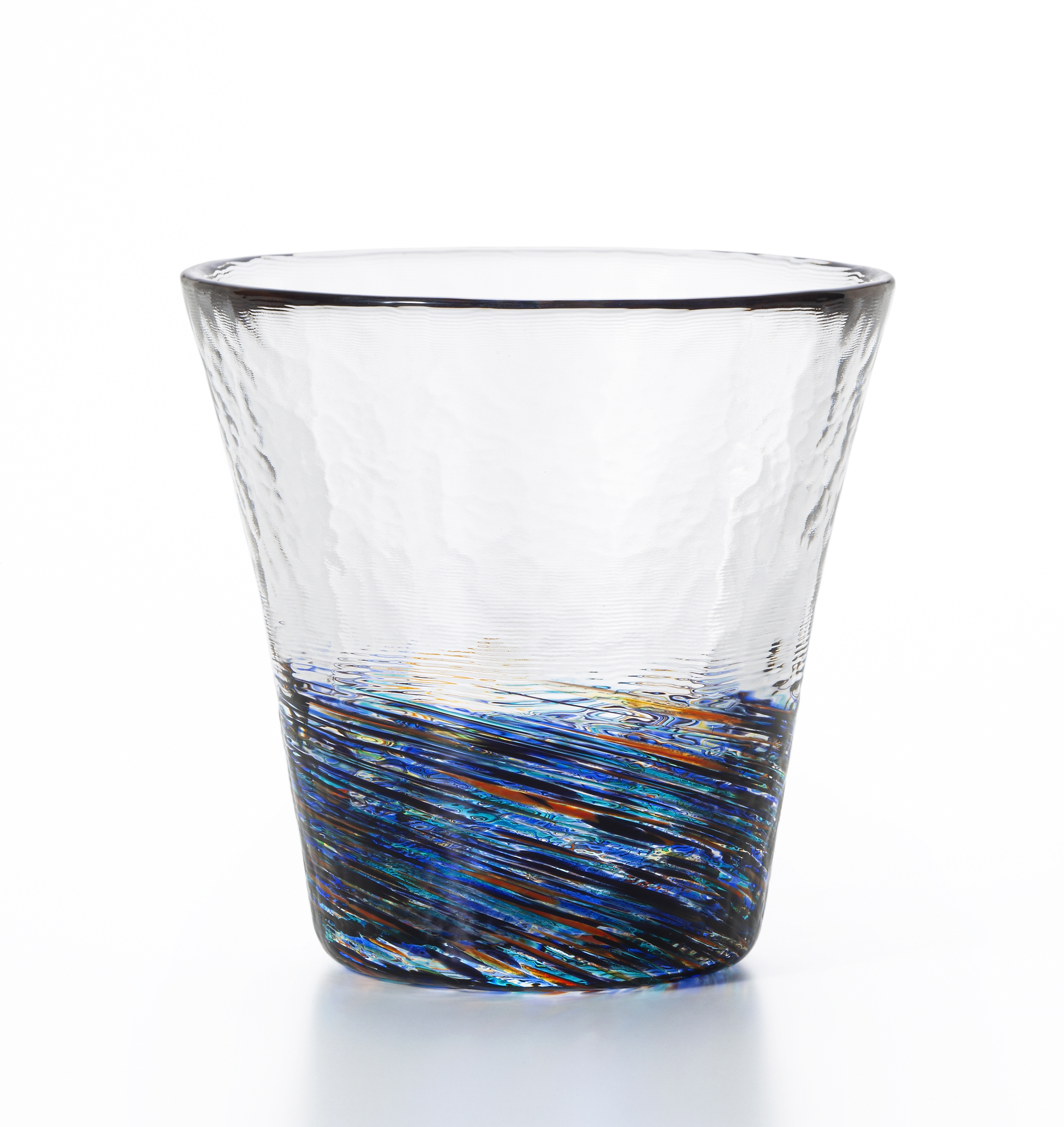 津軽びいどろ 六の色 グラス 夜