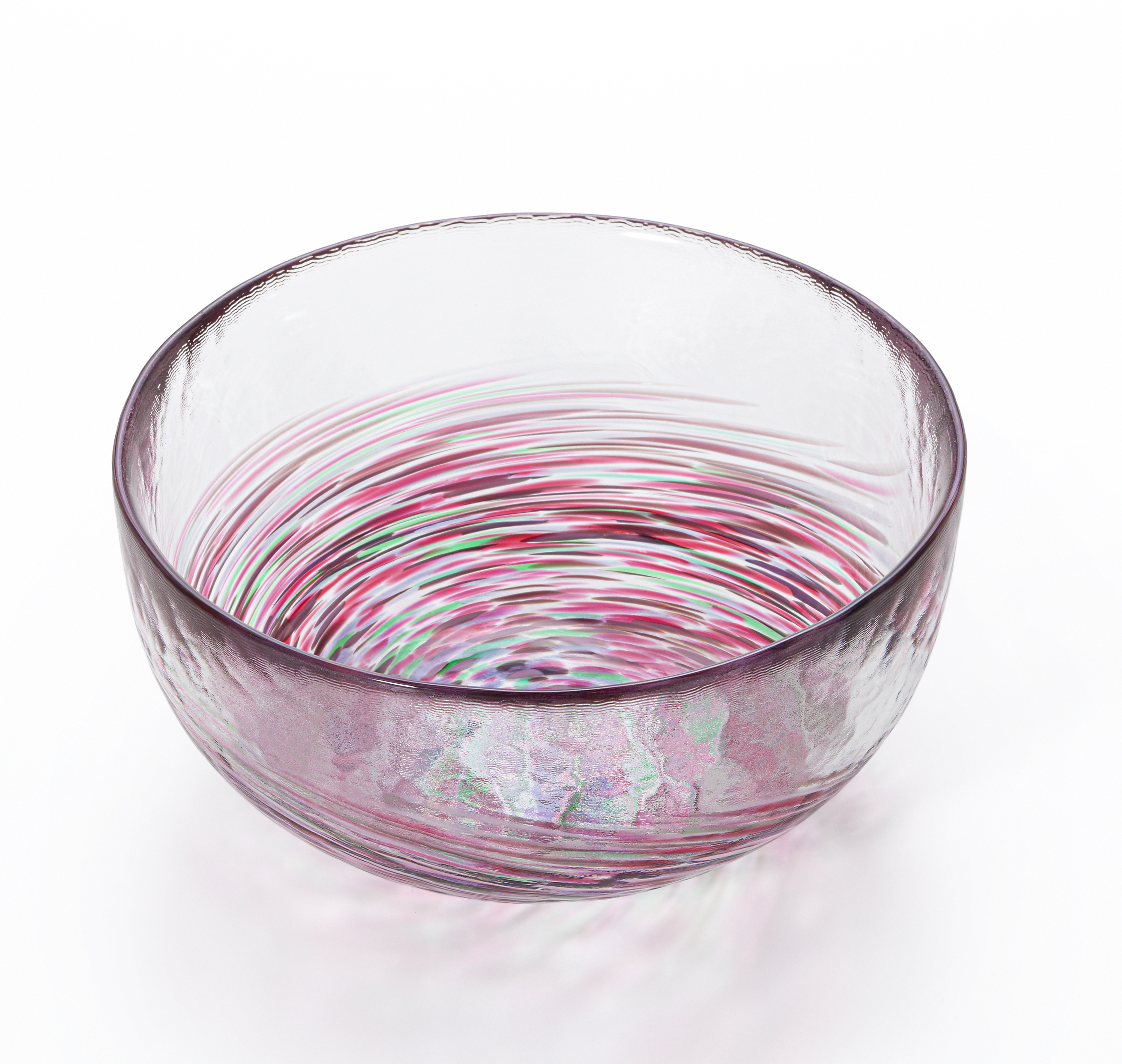 津軽びいどろ 六の色 小鉢 花