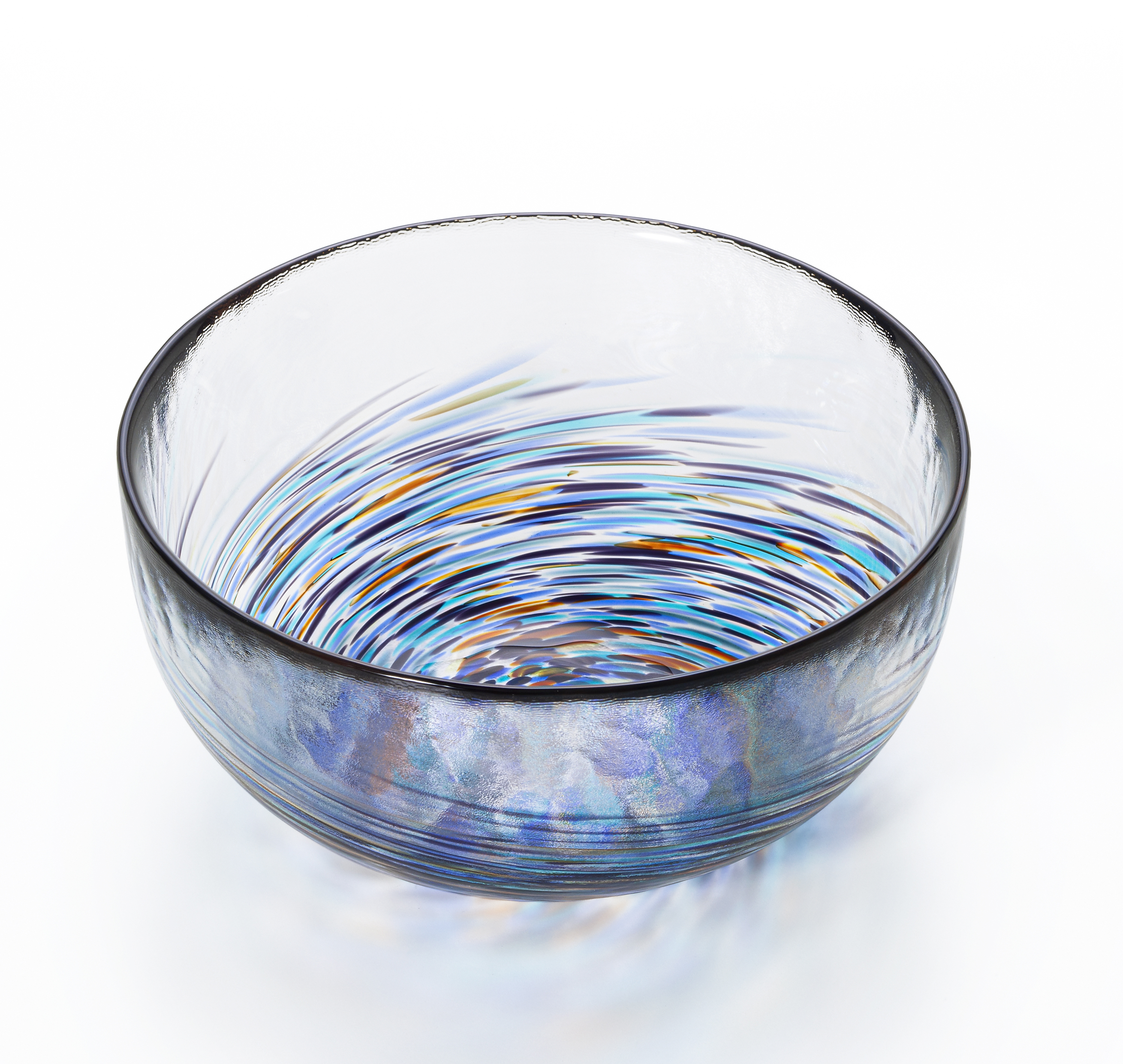 津軽びいどろ 六の色 小鉢 夜