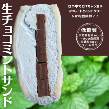 生チョコミントサンド【人気のSNS映え商品♪】
