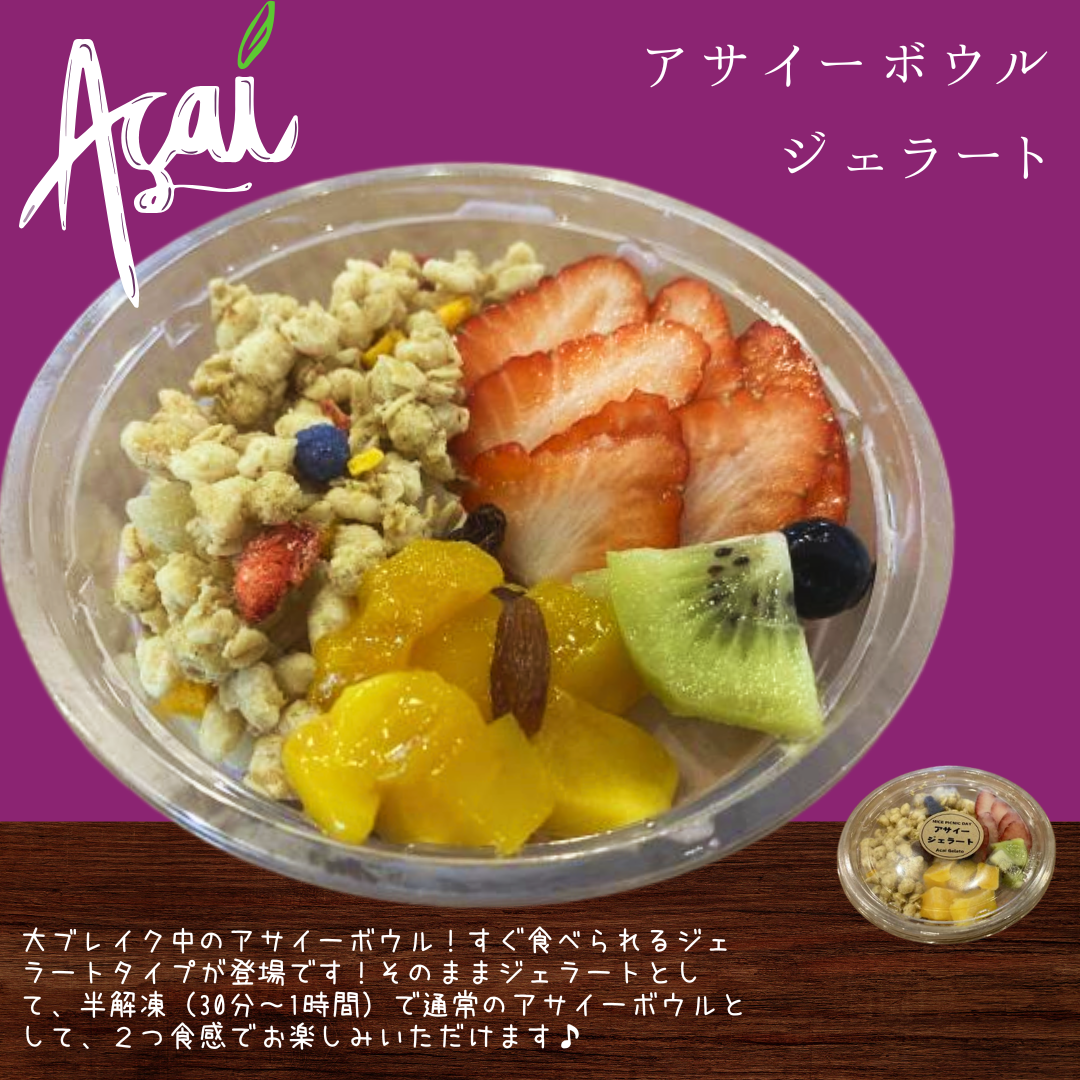 【送料無料】大容量アサイーボウル（ジェラート）200g