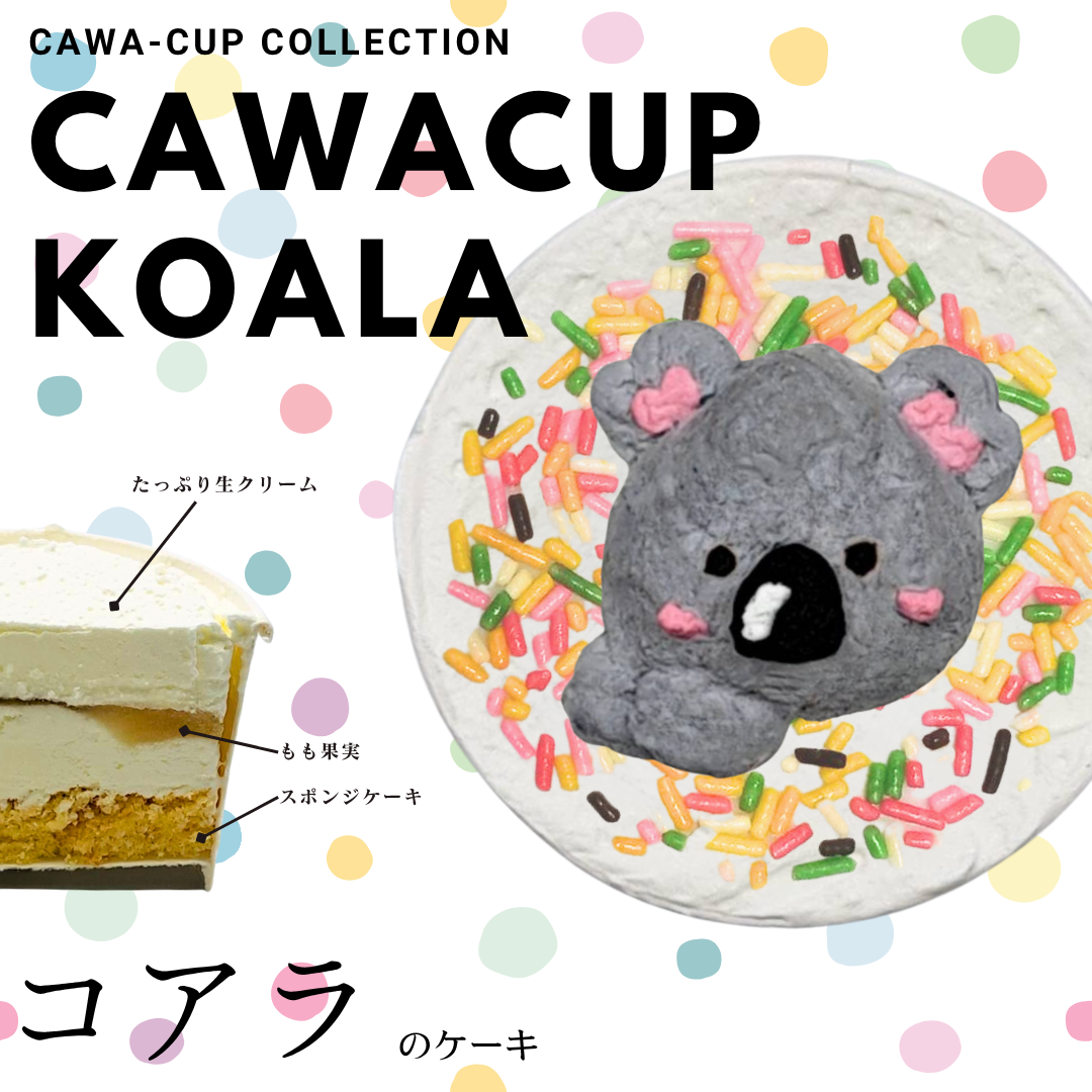 CAWACUP－カワカプ－（コアラ）可愛いアニマルカップケーキ♪