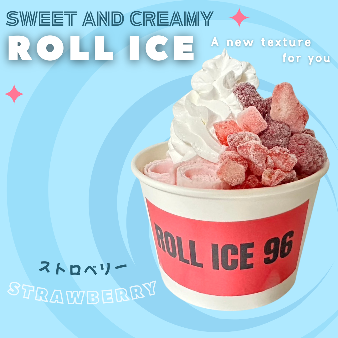 ロールアイス【ストロベリー】