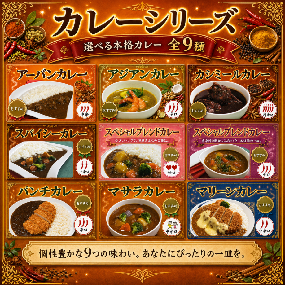 【送料無料】スパイシーカレー（ルーのみ）各種