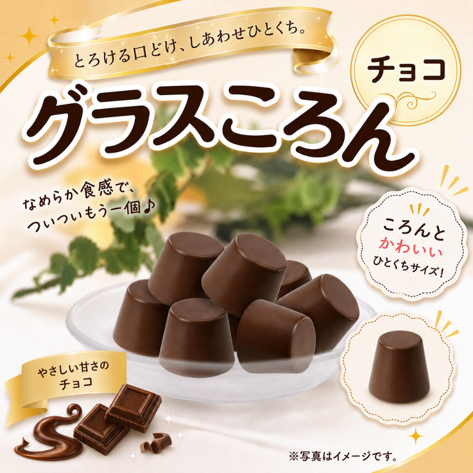 ≪業務用≫グラスころん（チョコ）【一口アイス】
