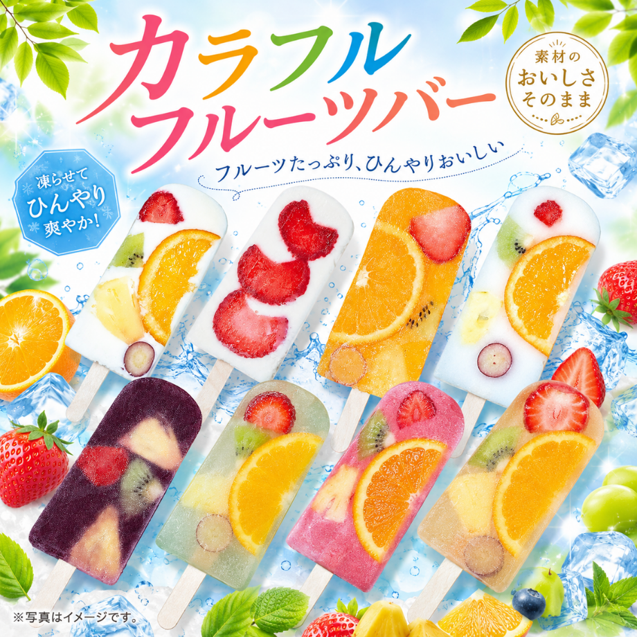 カラフルフルーツバー（色鮮やかな信州フルーツ）