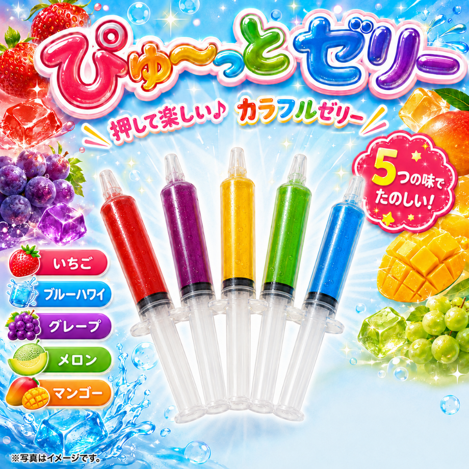 【送料無料】ぴゅ～っとゼリー