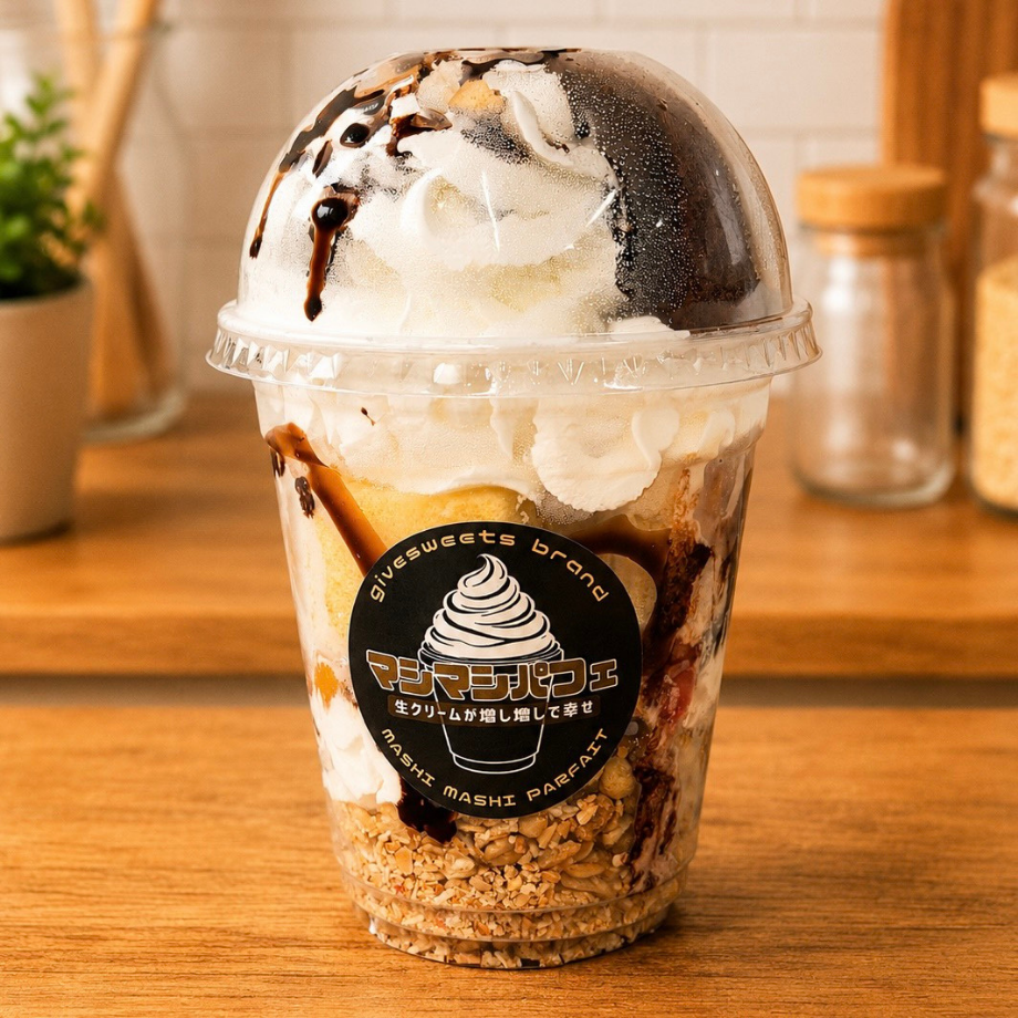 チョコレートパフェ【クリーム「マシマシ」増量中！】