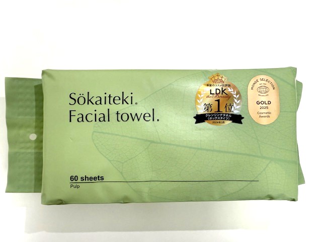 Sokaiteki フェイシャルタオル60枚入り