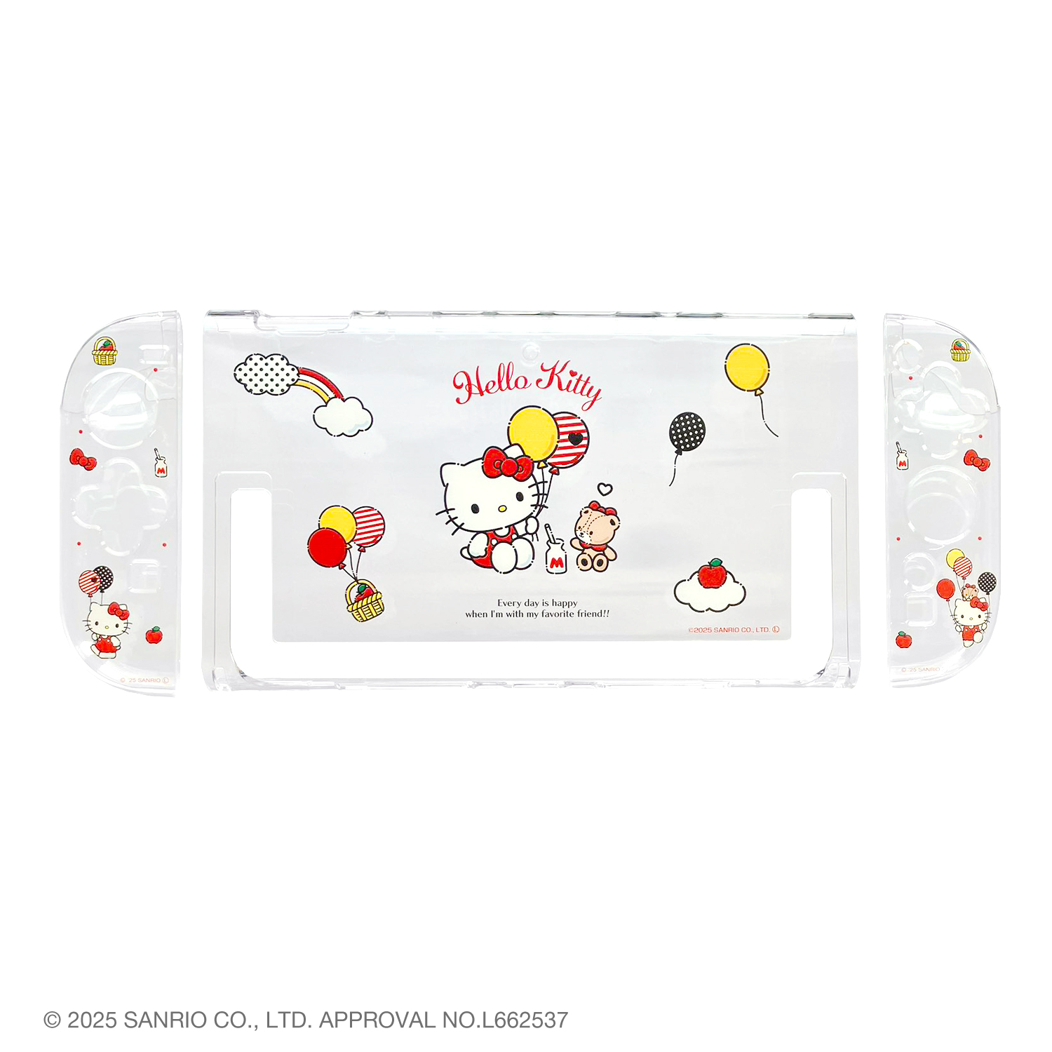 Switch2用セパレート型クリアケースサンリオキャラクターズ2 ハローキティ