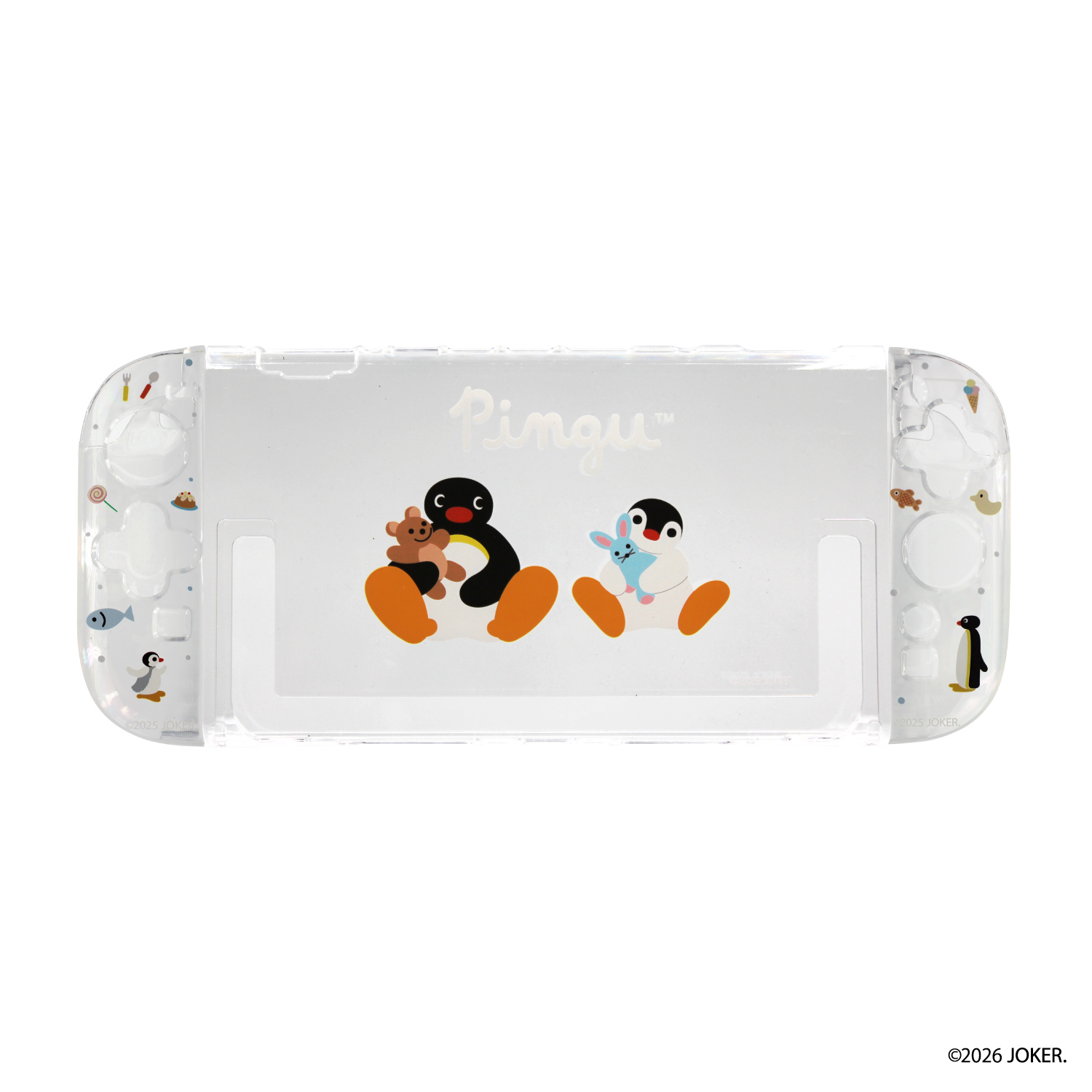 ゲーム用セパレート型クリアケース ピングー ぬいぐるみ