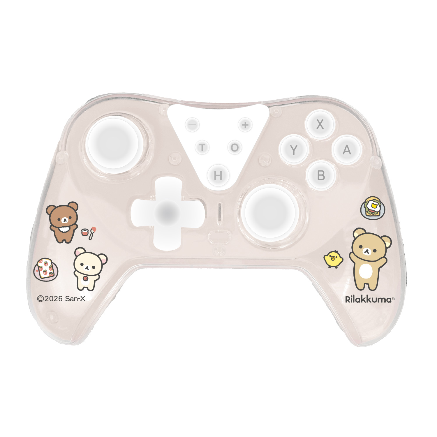 【予約販売】ゲーム用ワイヤレスコントローラー リラックマ