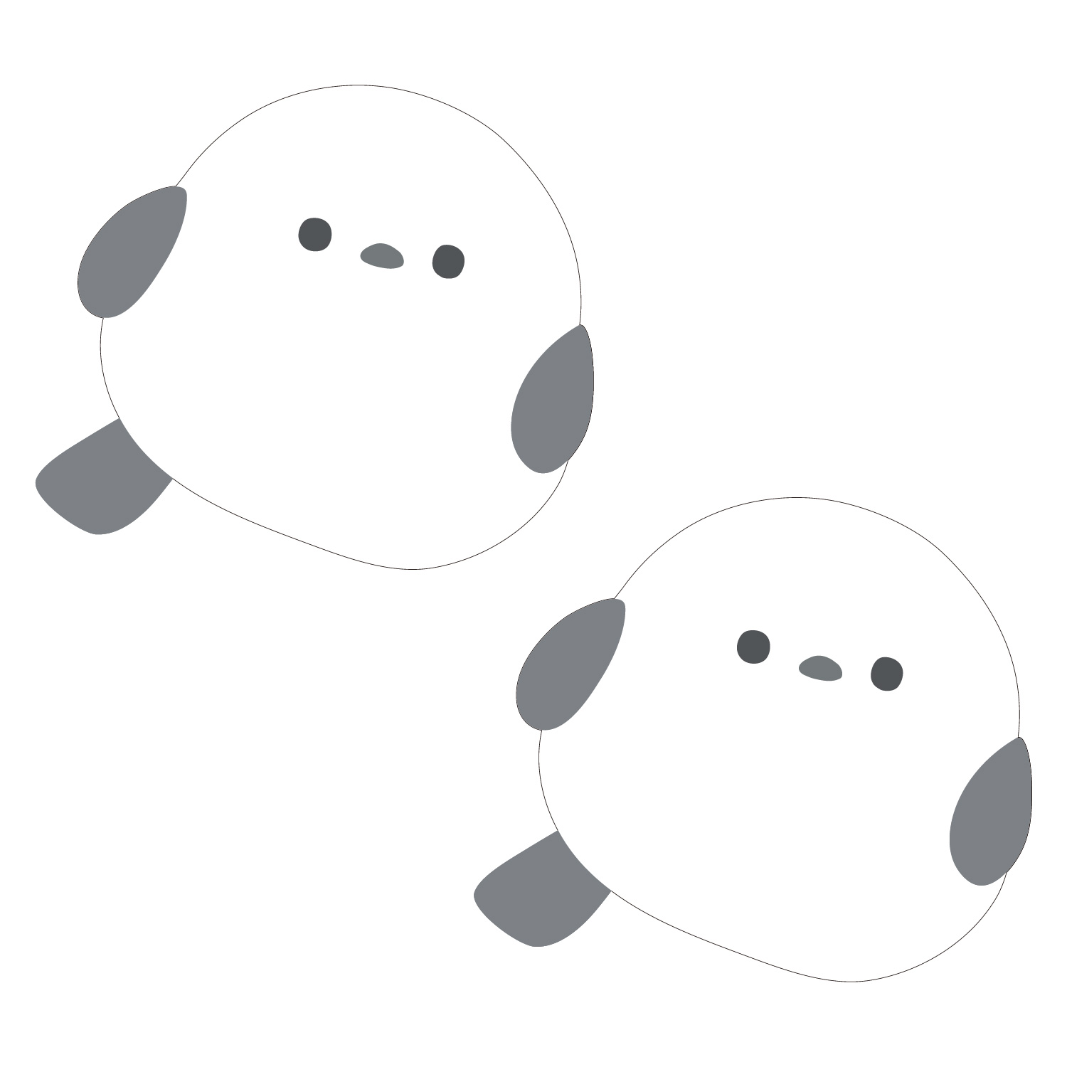 ゲーム用デカぷにアナログスティックカバー クーリア シマエナガ