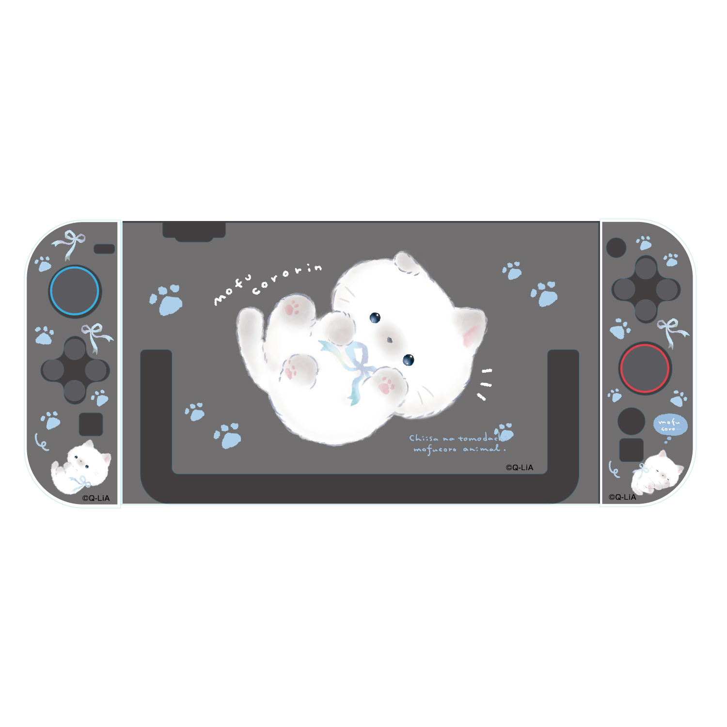 【受注残受付商品】ゲーム用セパレート型クリアケース もふころりん ネコ