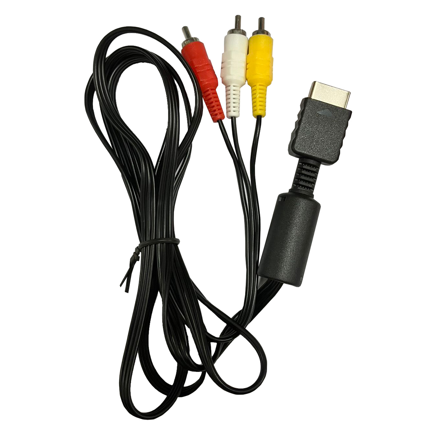 PS2/PS3用ステレオAVケーブル ブラック