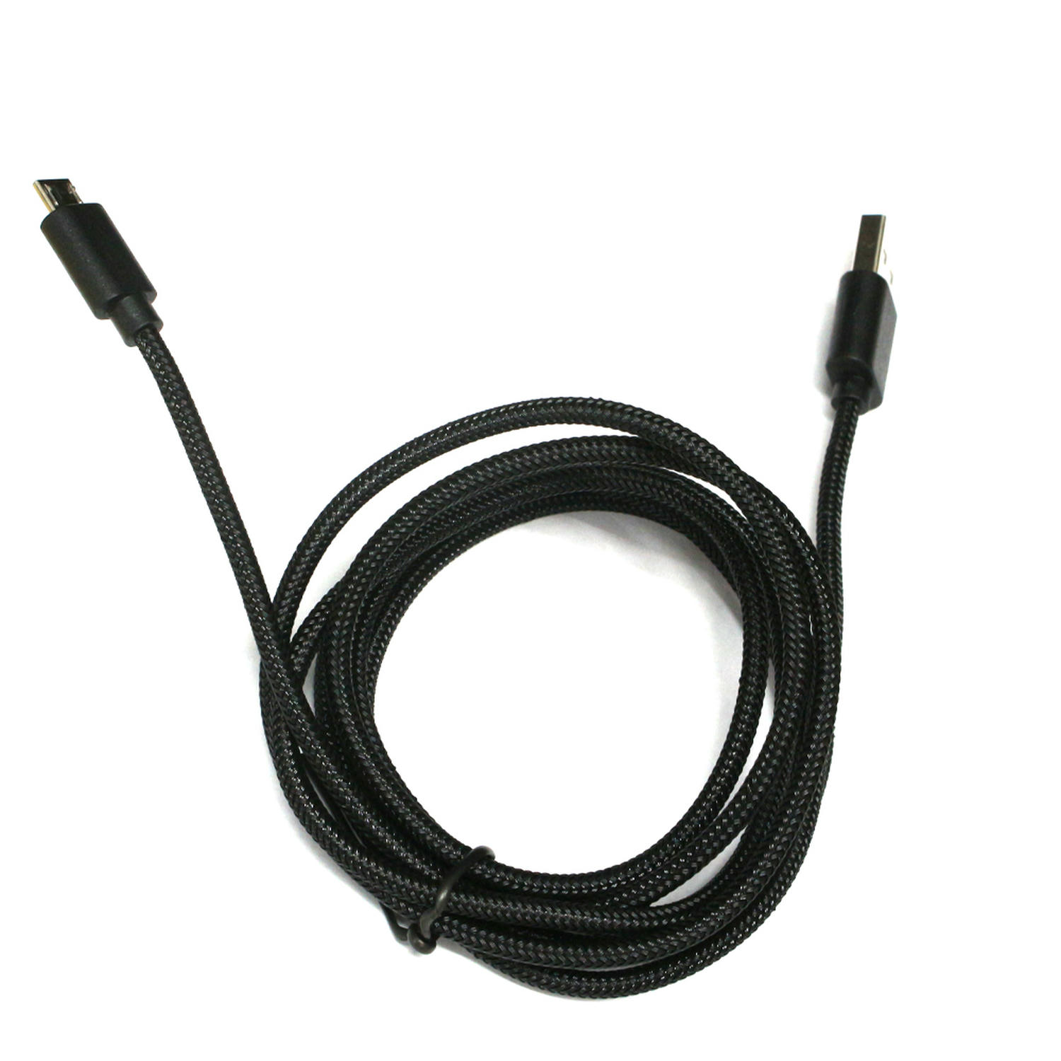 PS4用コントローラ-対応ストロング充電通信ケーブル1.5m ブラック