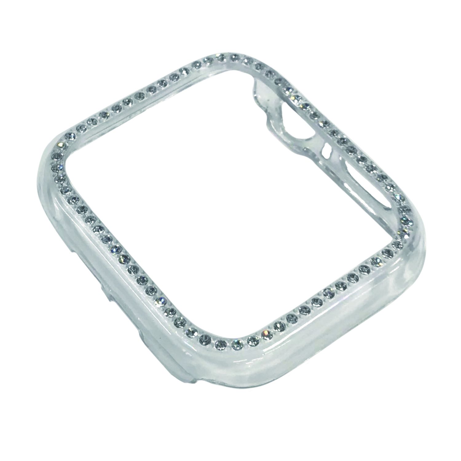 AppleWatch49mm用側面保護クリアケース ストーン