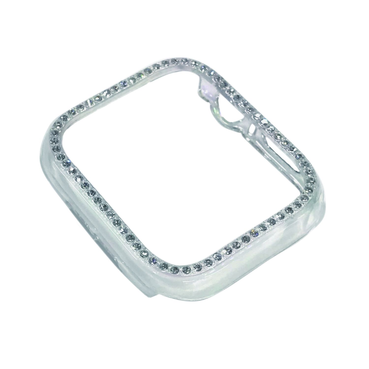 AppleWatch49mm用側面保護オーロラケース ストーン