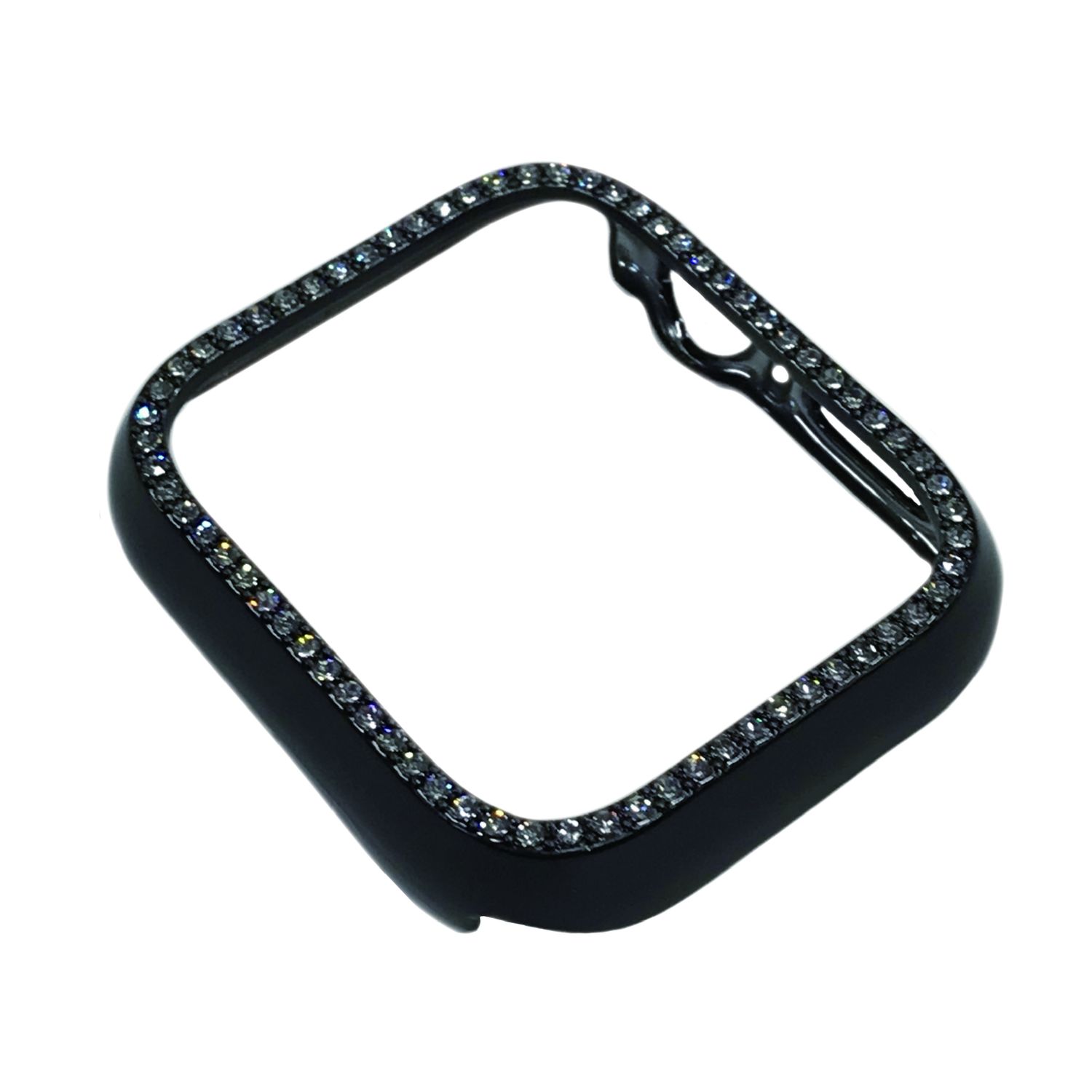 AppleWatch49mm用側面保護マッドメタリックケース ブラックストーン