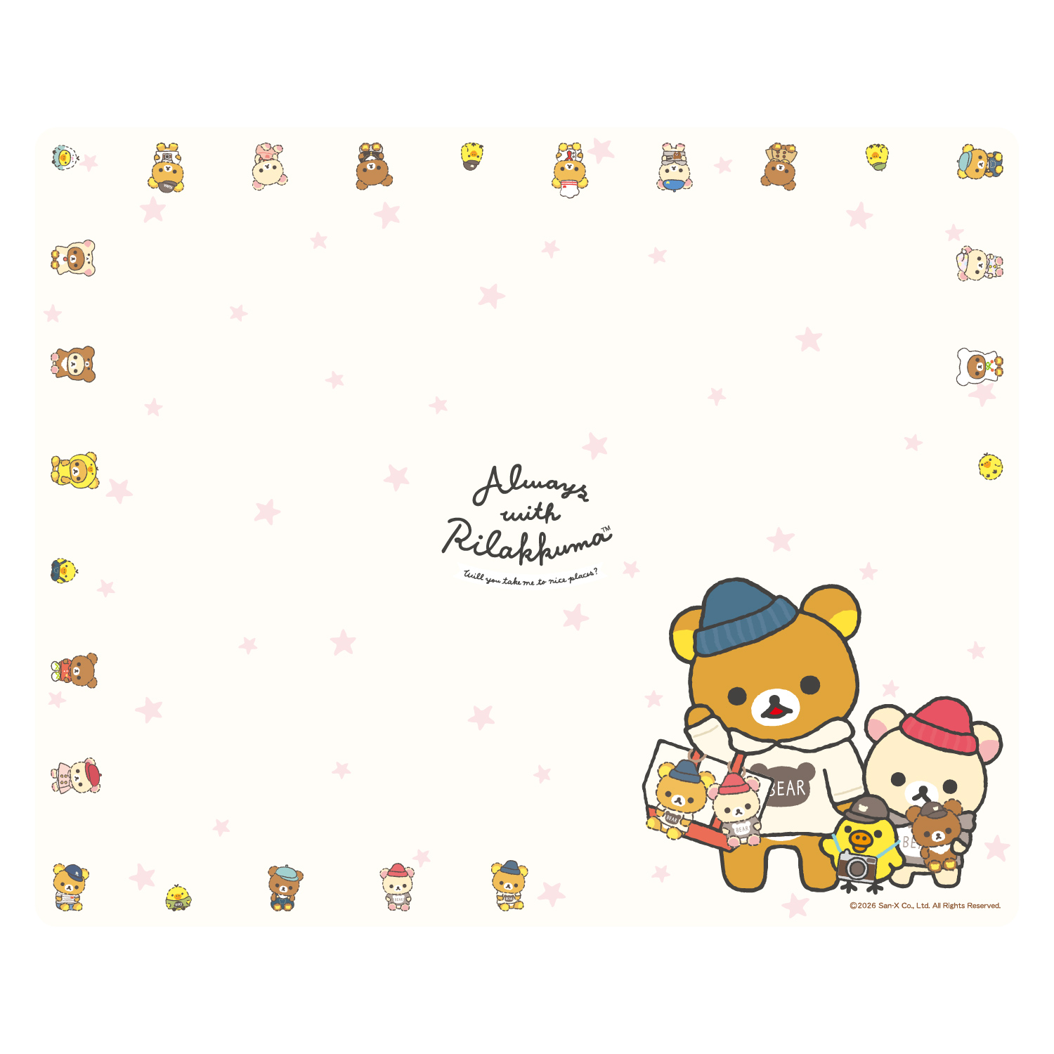 【予約販売】ゲーミングチェアマット リラックマ フレンズ