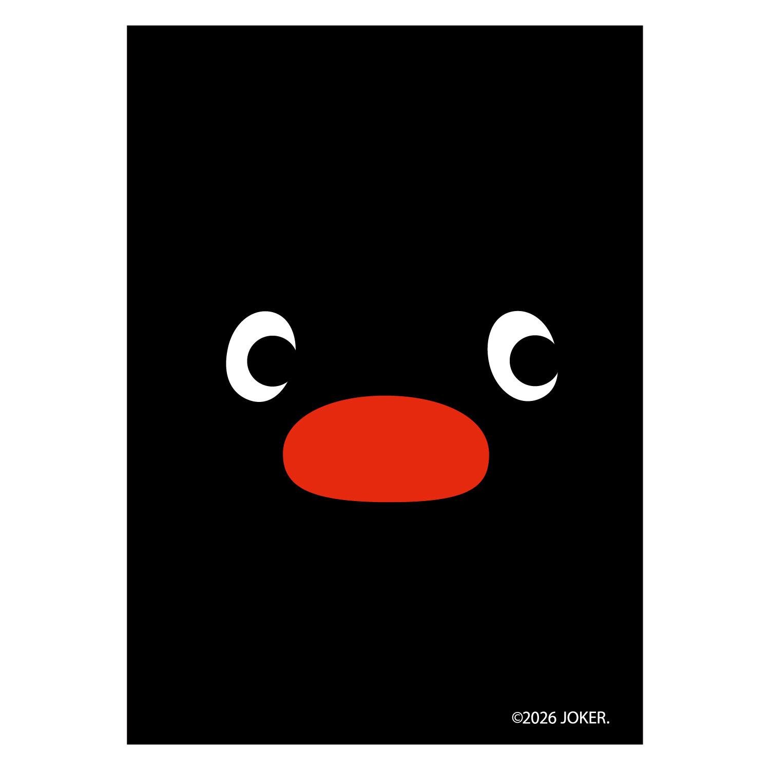 【予約販売】カードスリーブレギュラー66x91mm60枚入キャラクタースリーブ ピングー フェイス