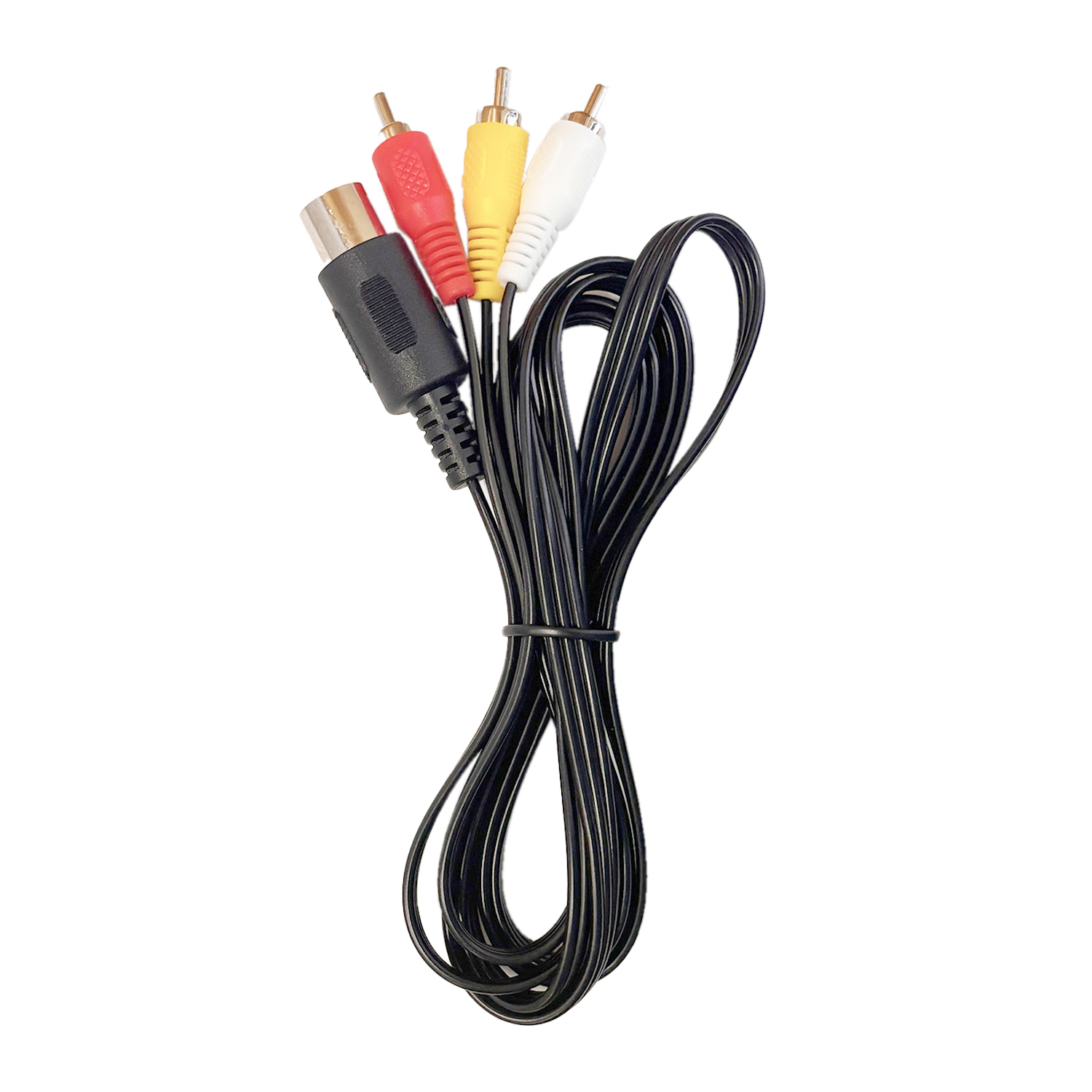 メガドライブ/PCエンジン/DUO/NEOGEO用AVケーブル ブラック