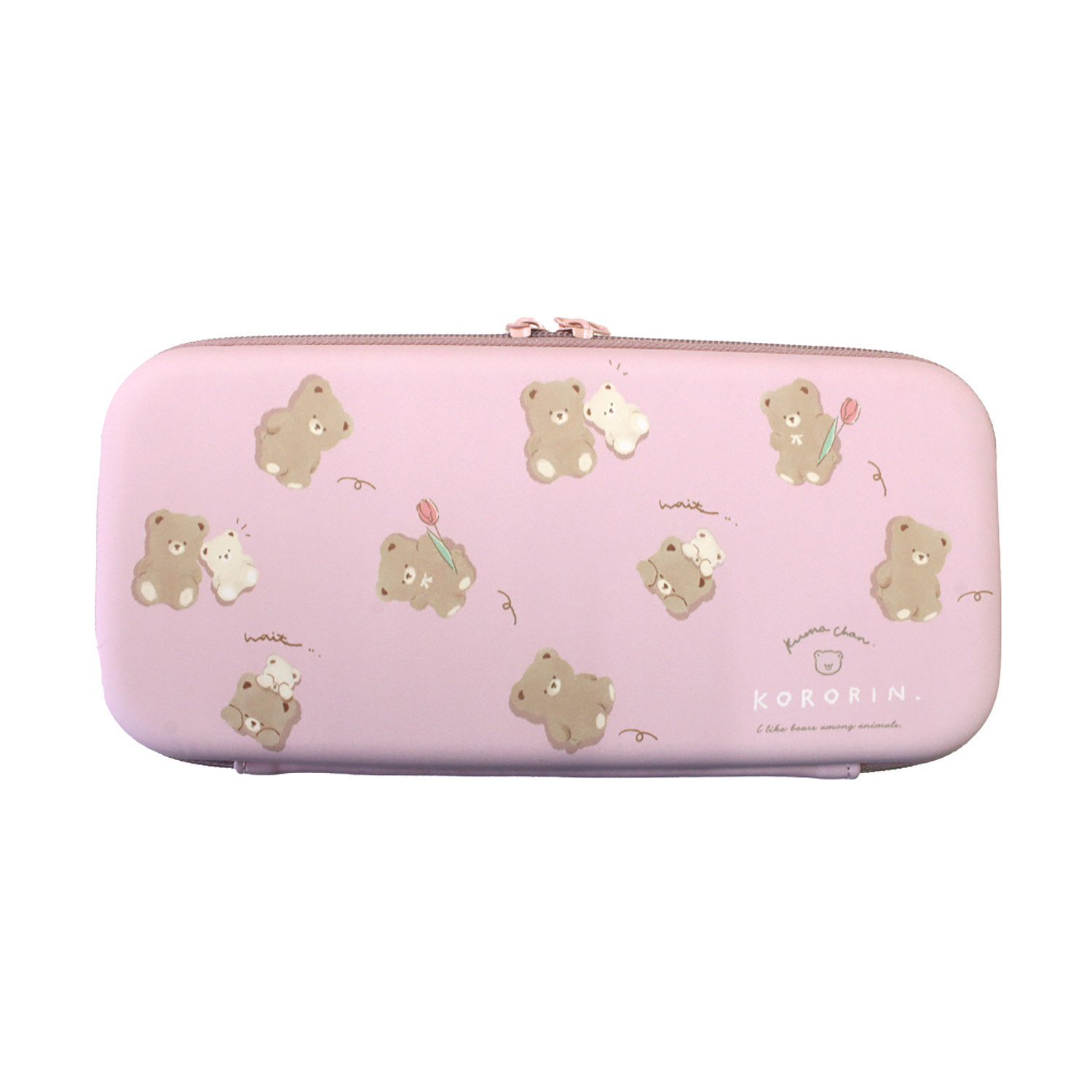 Switch用EVAカラーポーチ Q-LiA ころりんアニマル くま