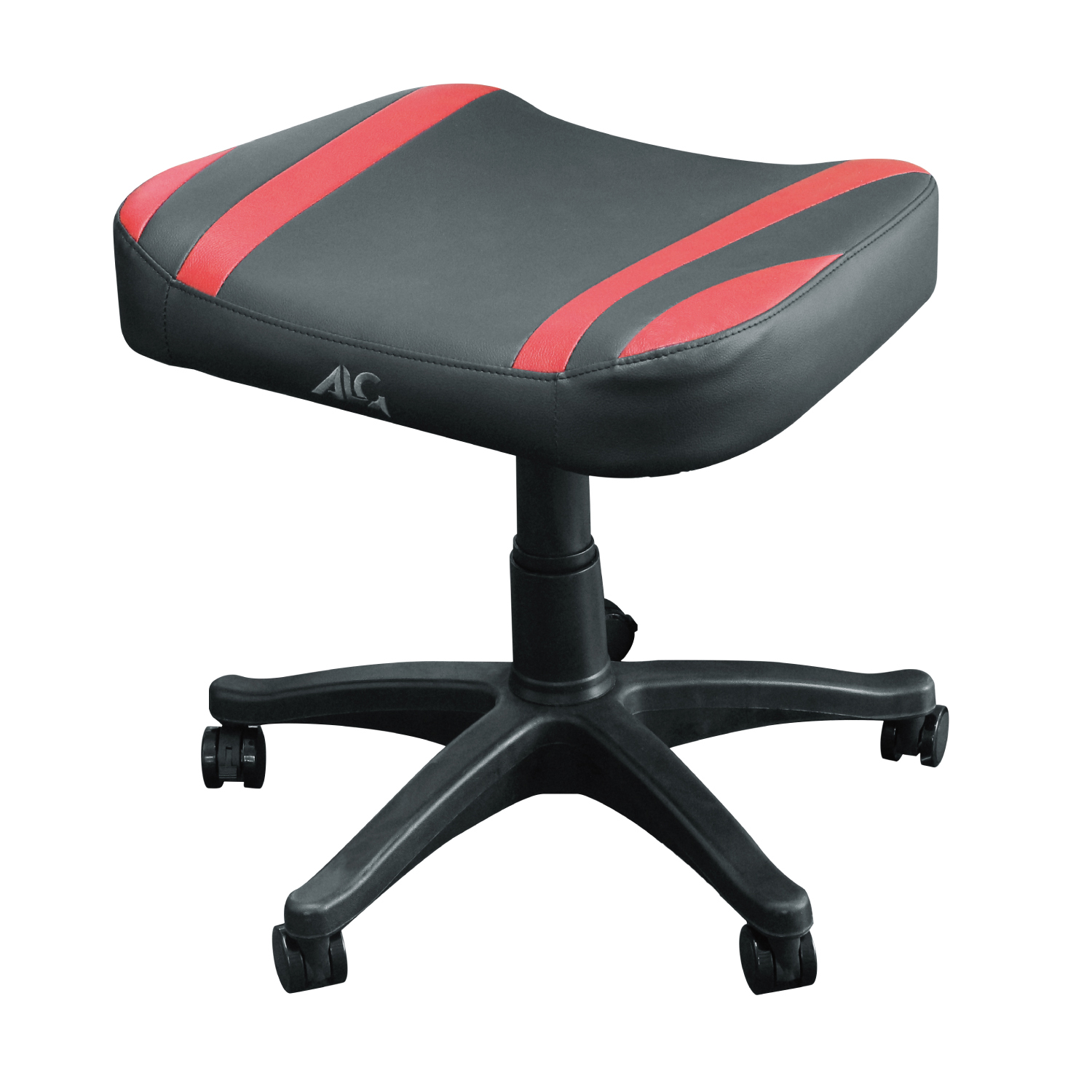 ゲーミングオットマン ブラック/レッド