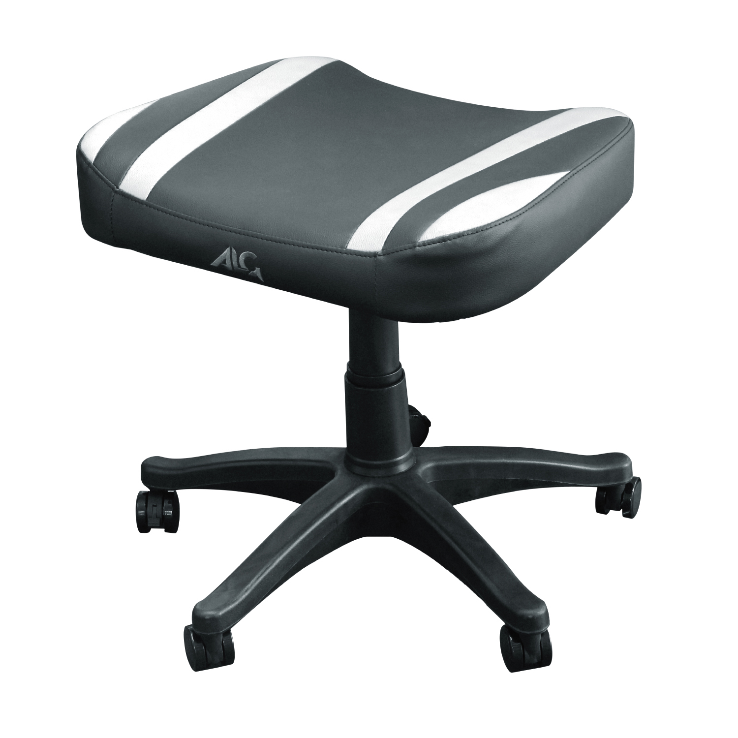 ゲーミングオットマン ブラック/ホワイト