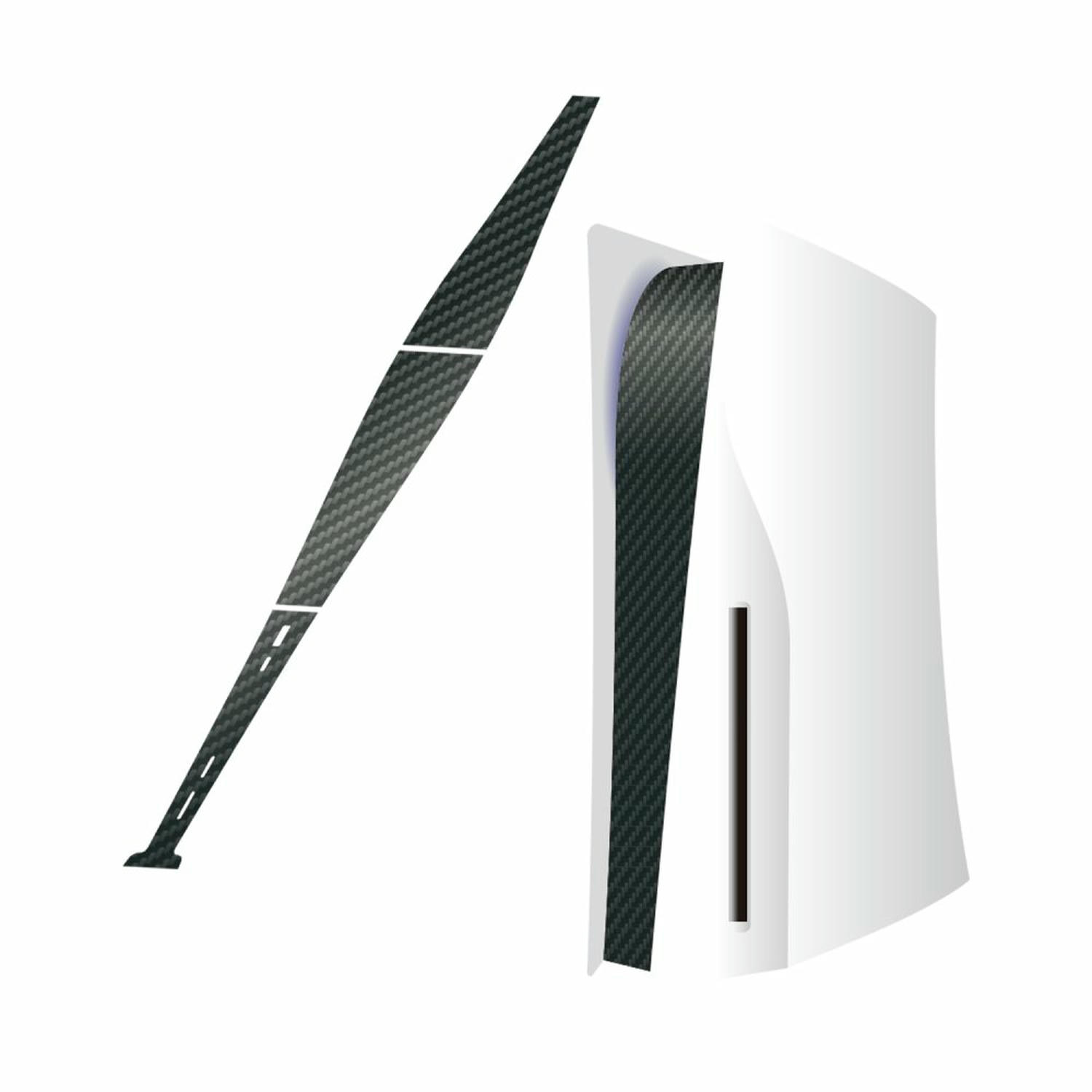 PS5用フロントドレスアップシール ブラック