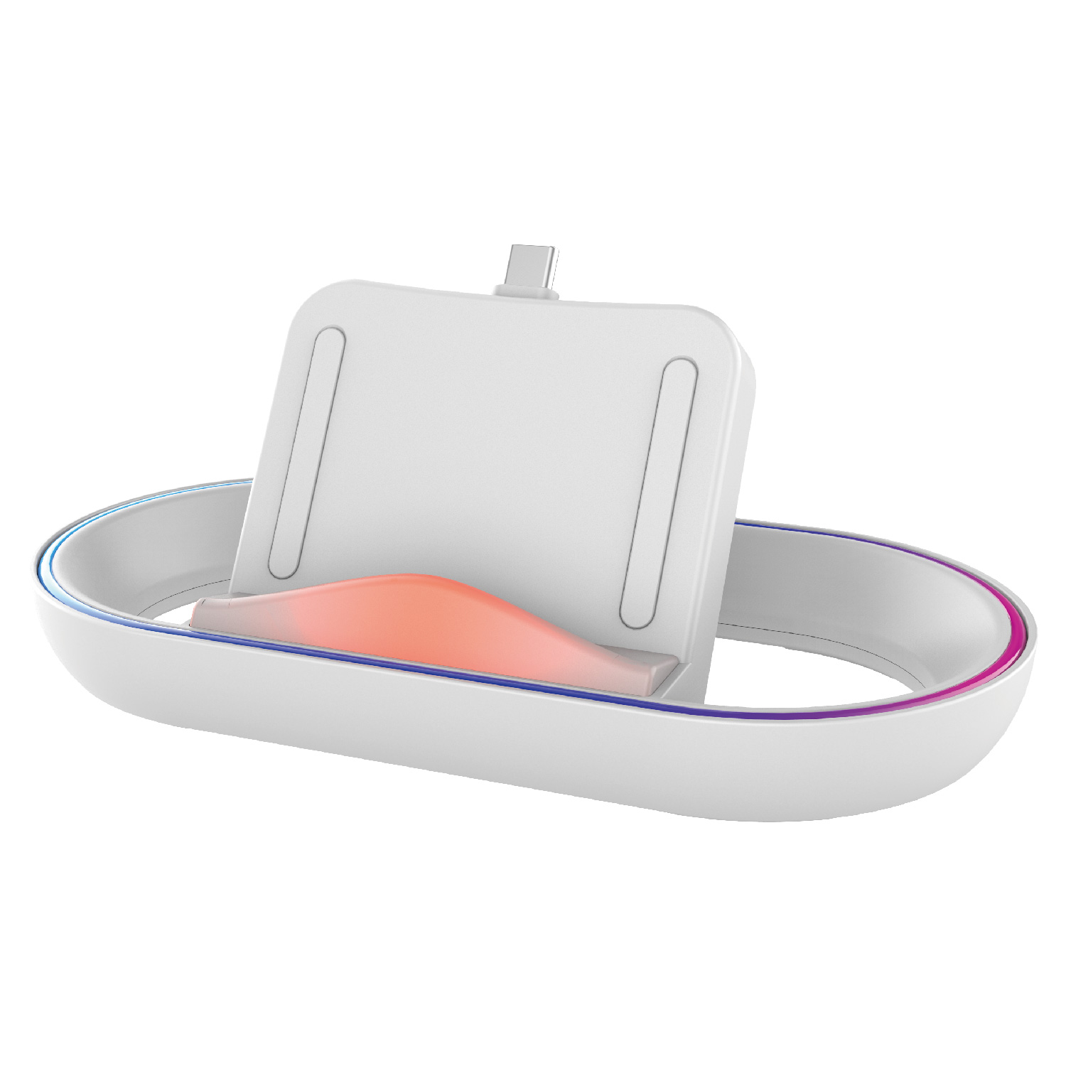 PSPortal用LEDライト付き充電スタンド ホワイト