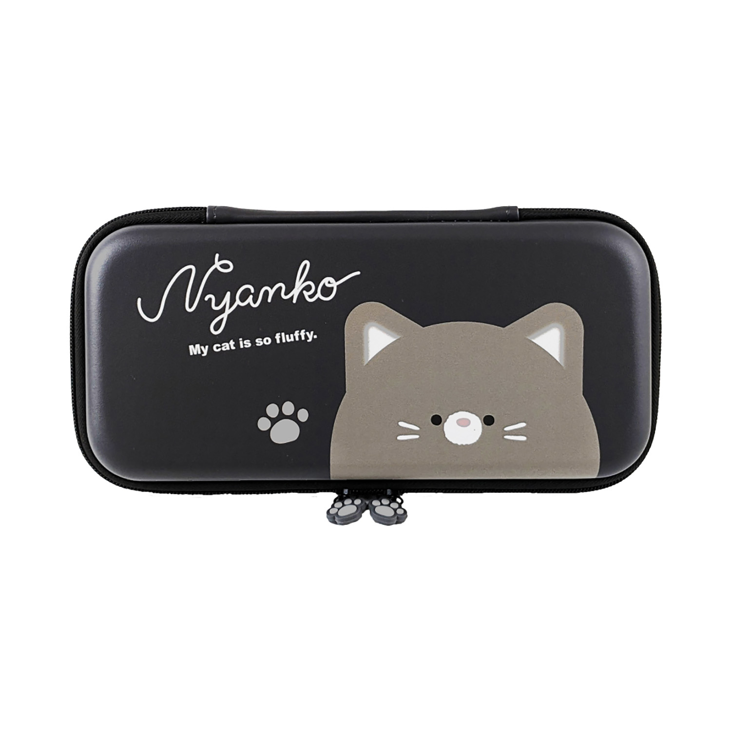 Switch用EVAカラーポーチ Q-LiAおててシリーズくろねこ