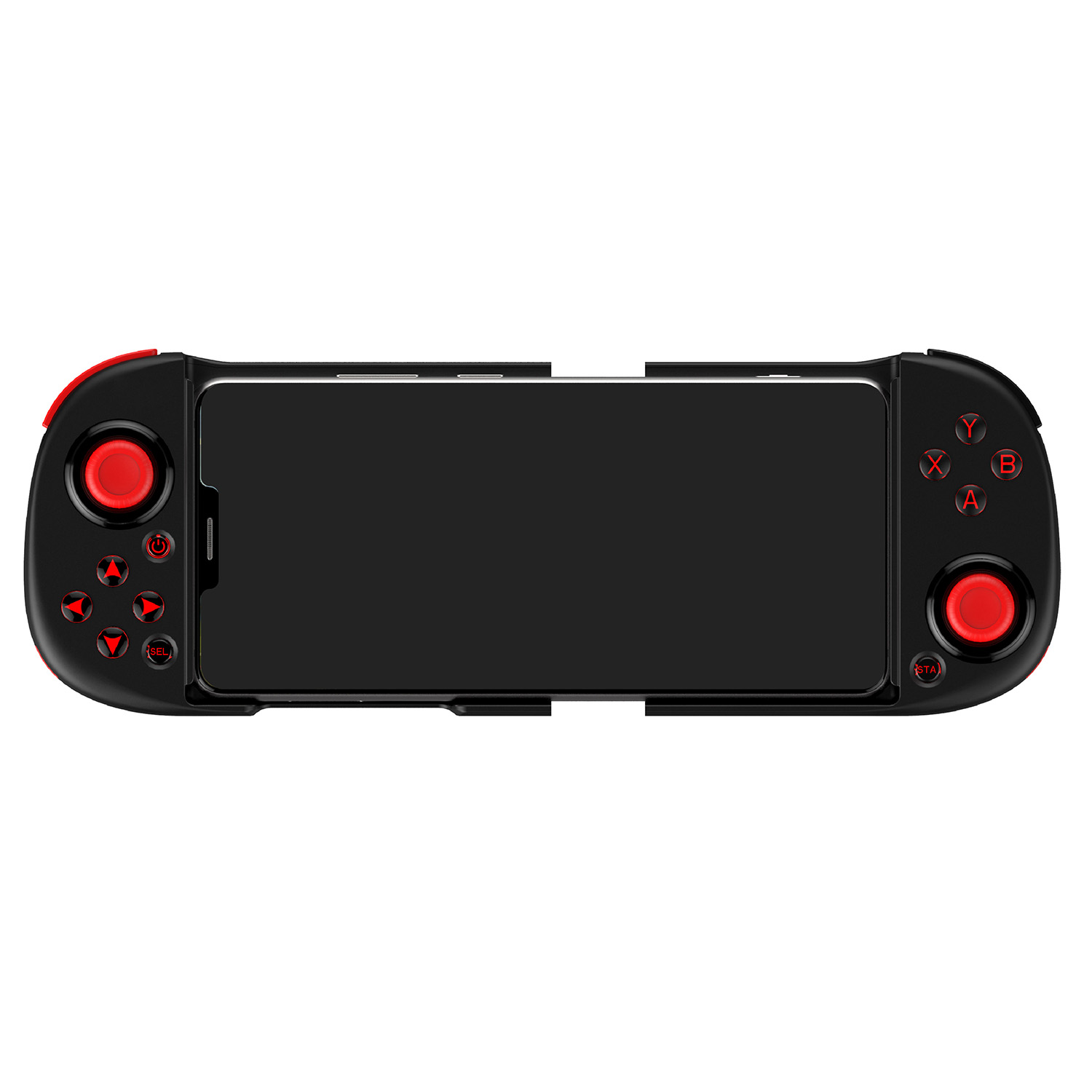 スマホ用ワイヤレスゲームパッド ブラック