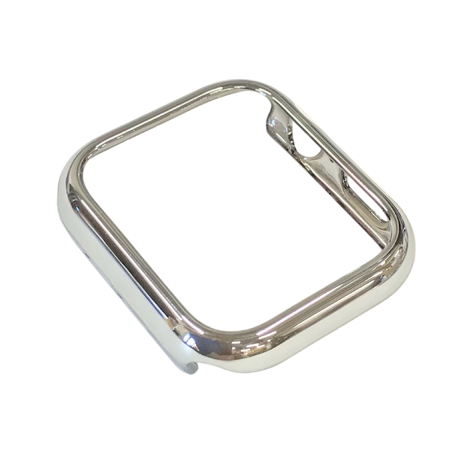 AppleWatch42mm用側面保護メタリックケース シルバー