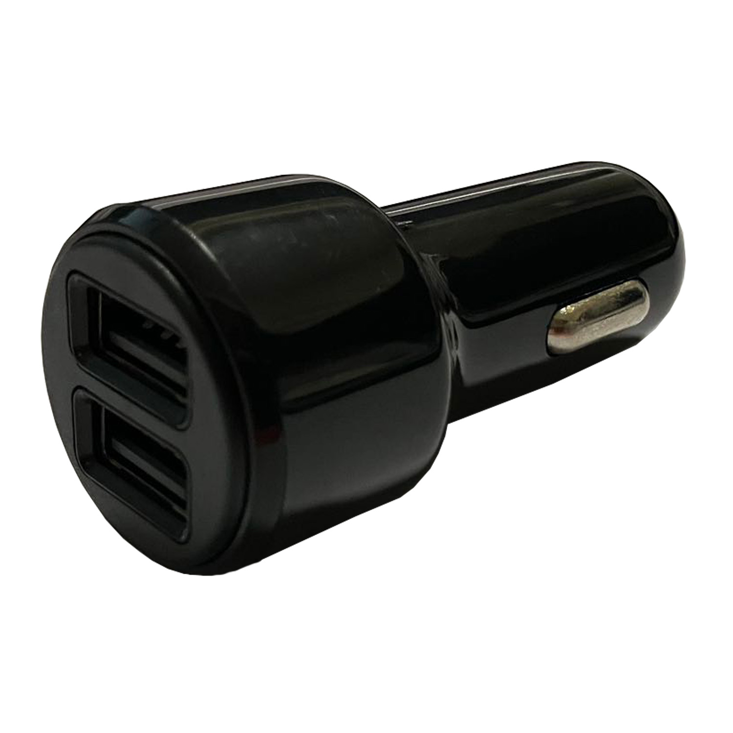 車載充電器3.1A USB2ポート BK