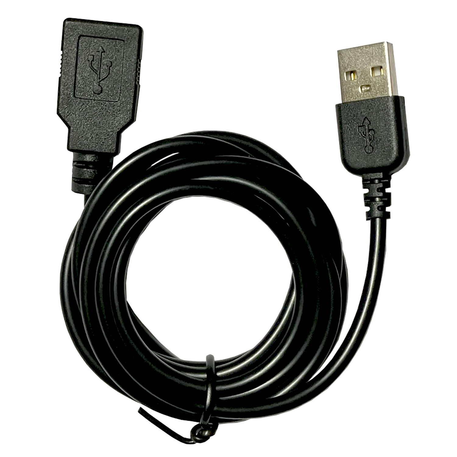 USB延長ケーブル1.5m BK