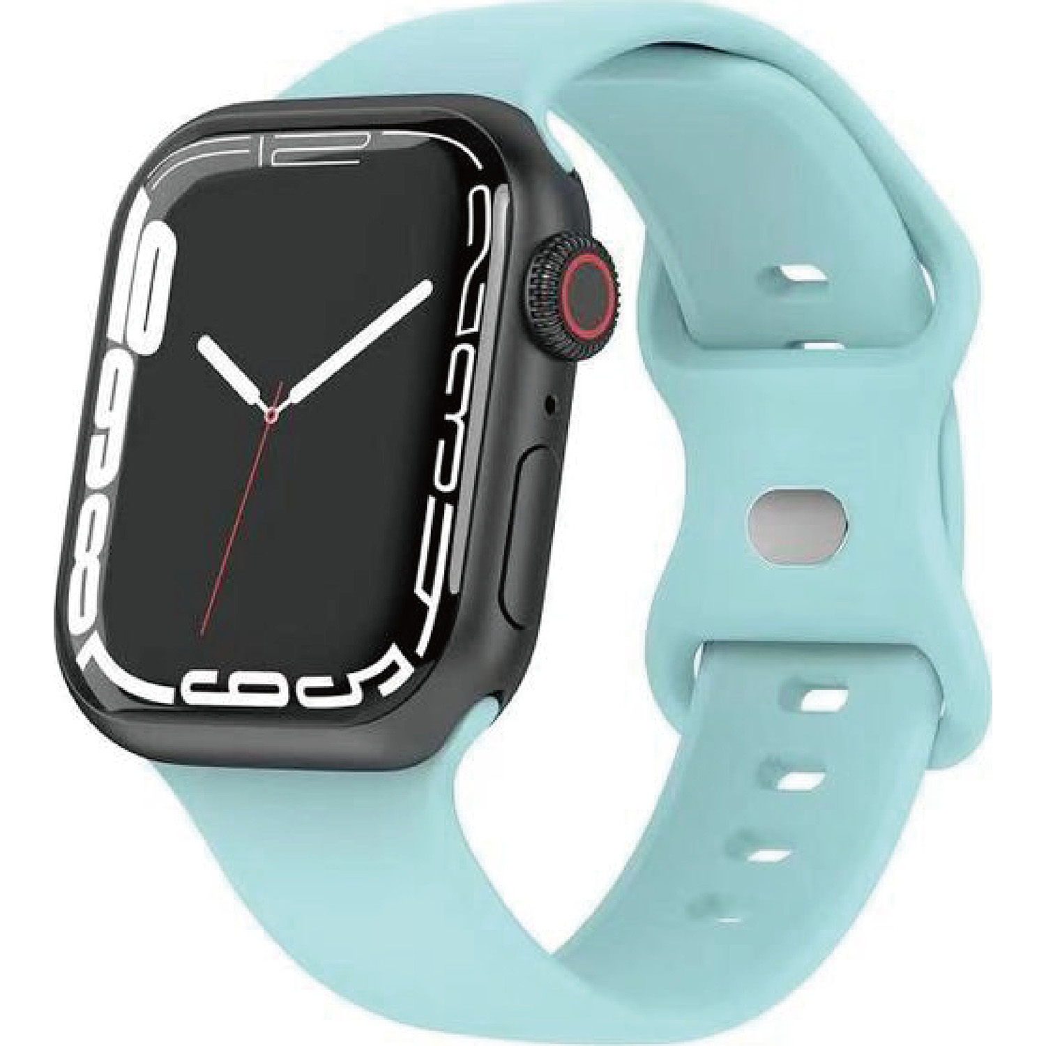 AppleWatch41/40/38mm用シリコンバンド ライトブルー