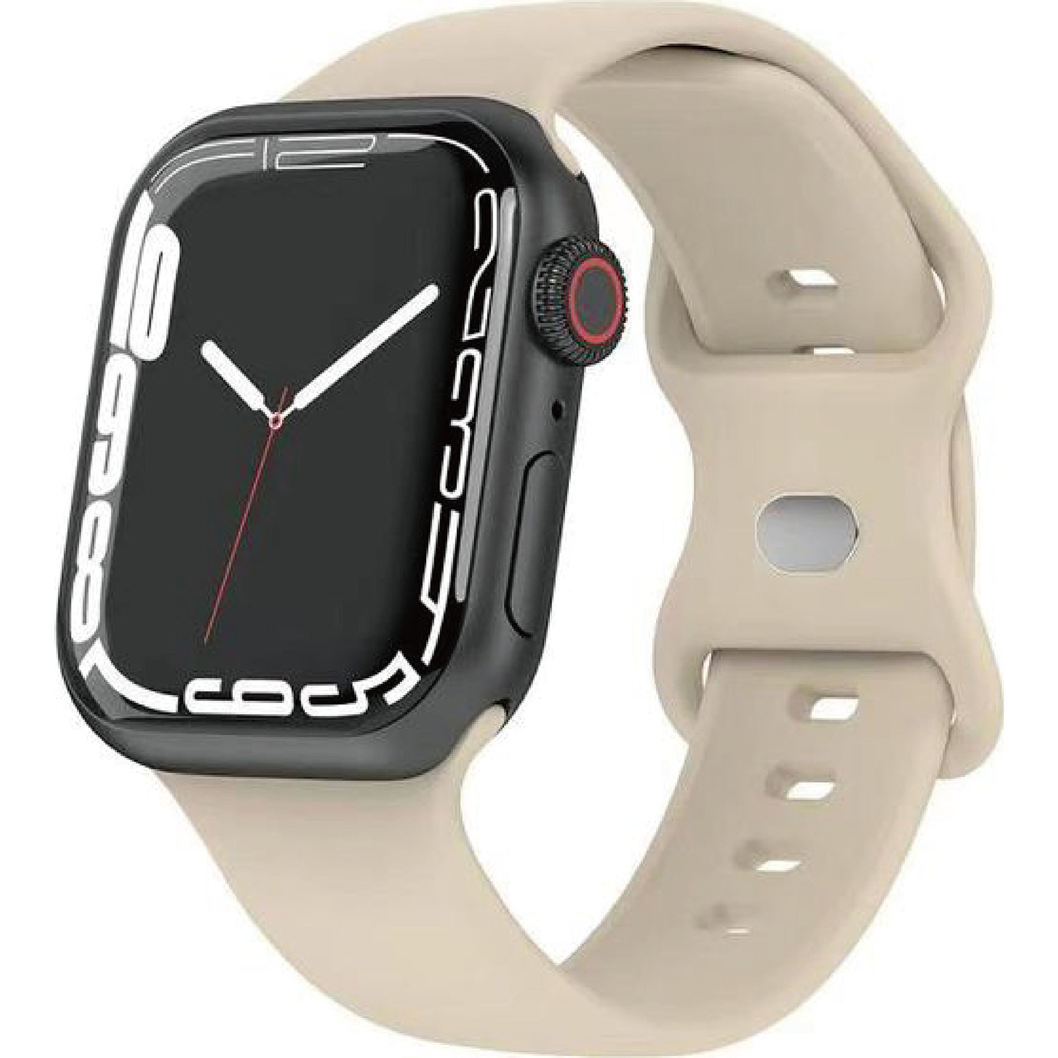 AppleWatch49/45/44/42mm用 シリコンバンドベージュ