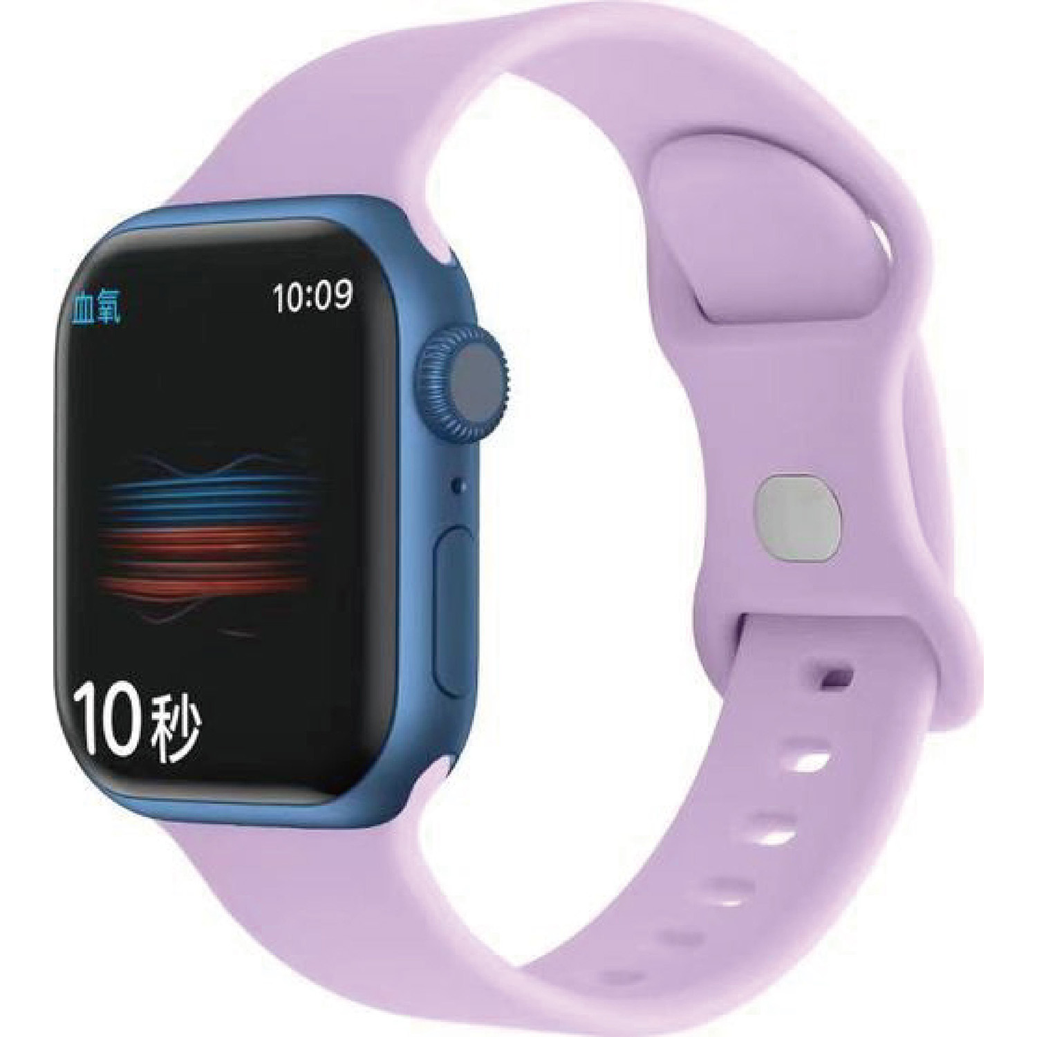 AppleWatch49/45/44/42mm用 シリコンバンドパープル