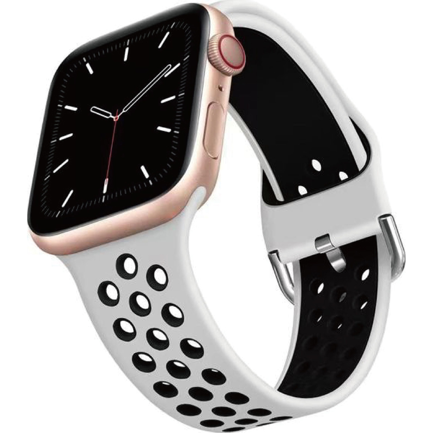 AppleWatch41/40/38mm用スポーツ バンドホワイト