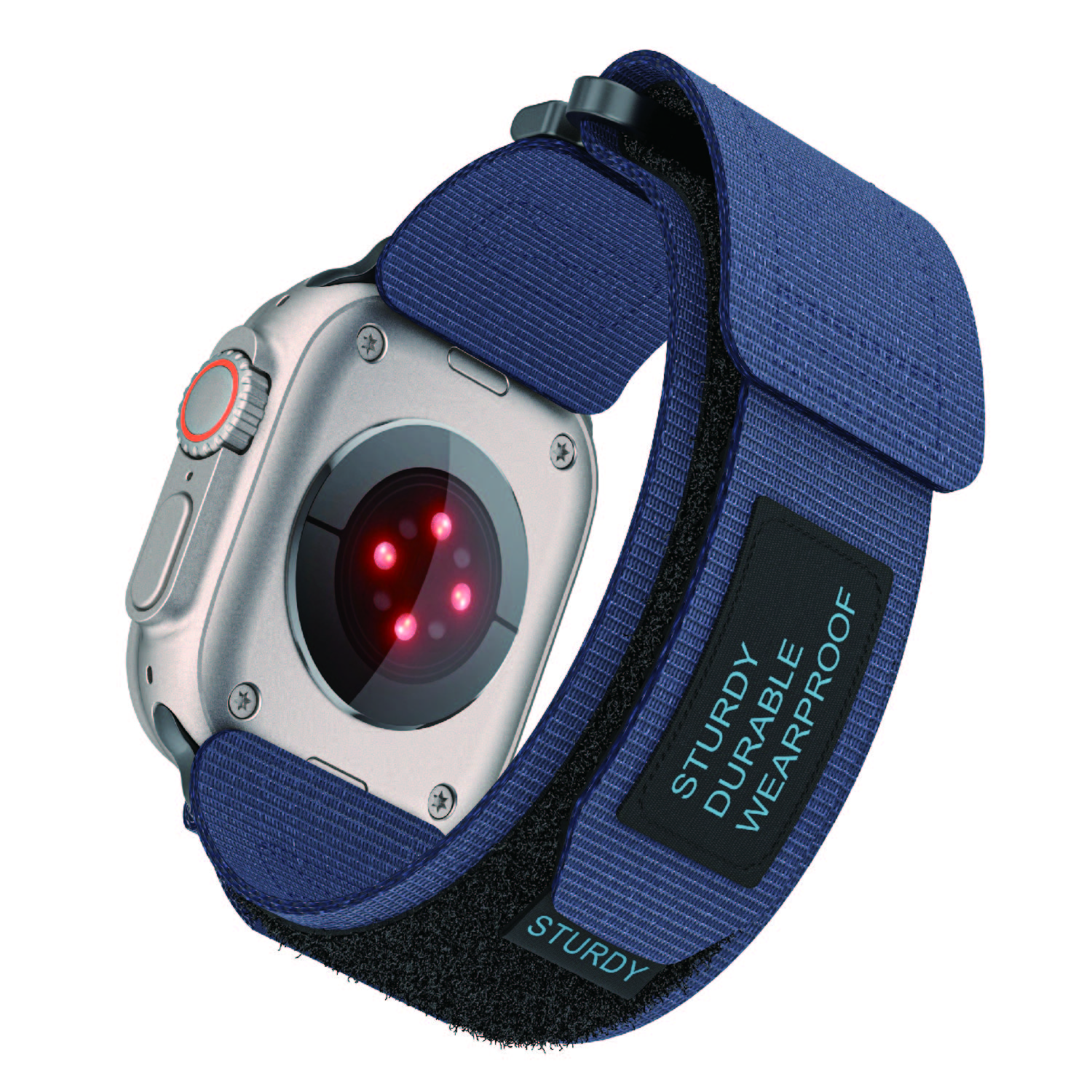 AppleWatch41/40/38mm用アウトドア バンドネイビー