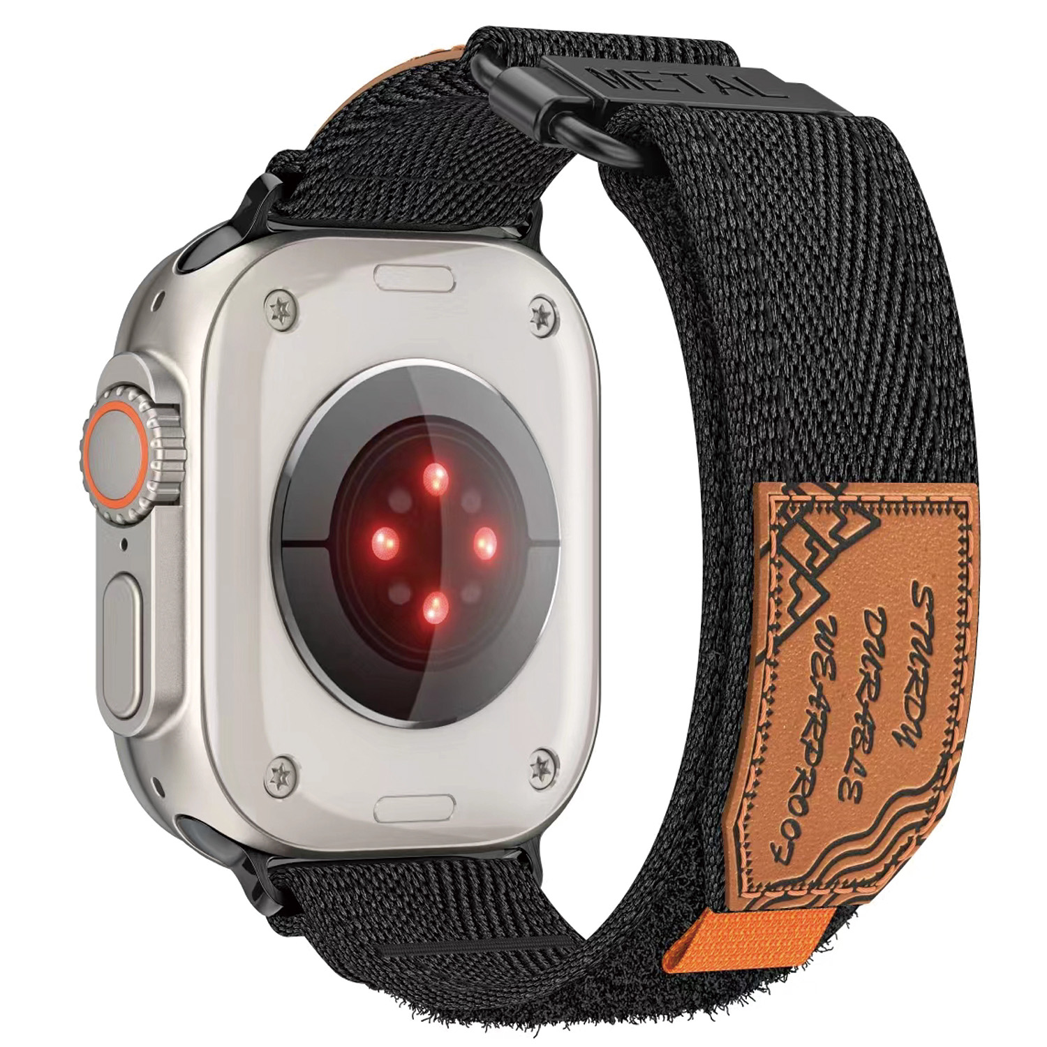 AppleWatch41/40/38mm用キャンピングバンド ブラック