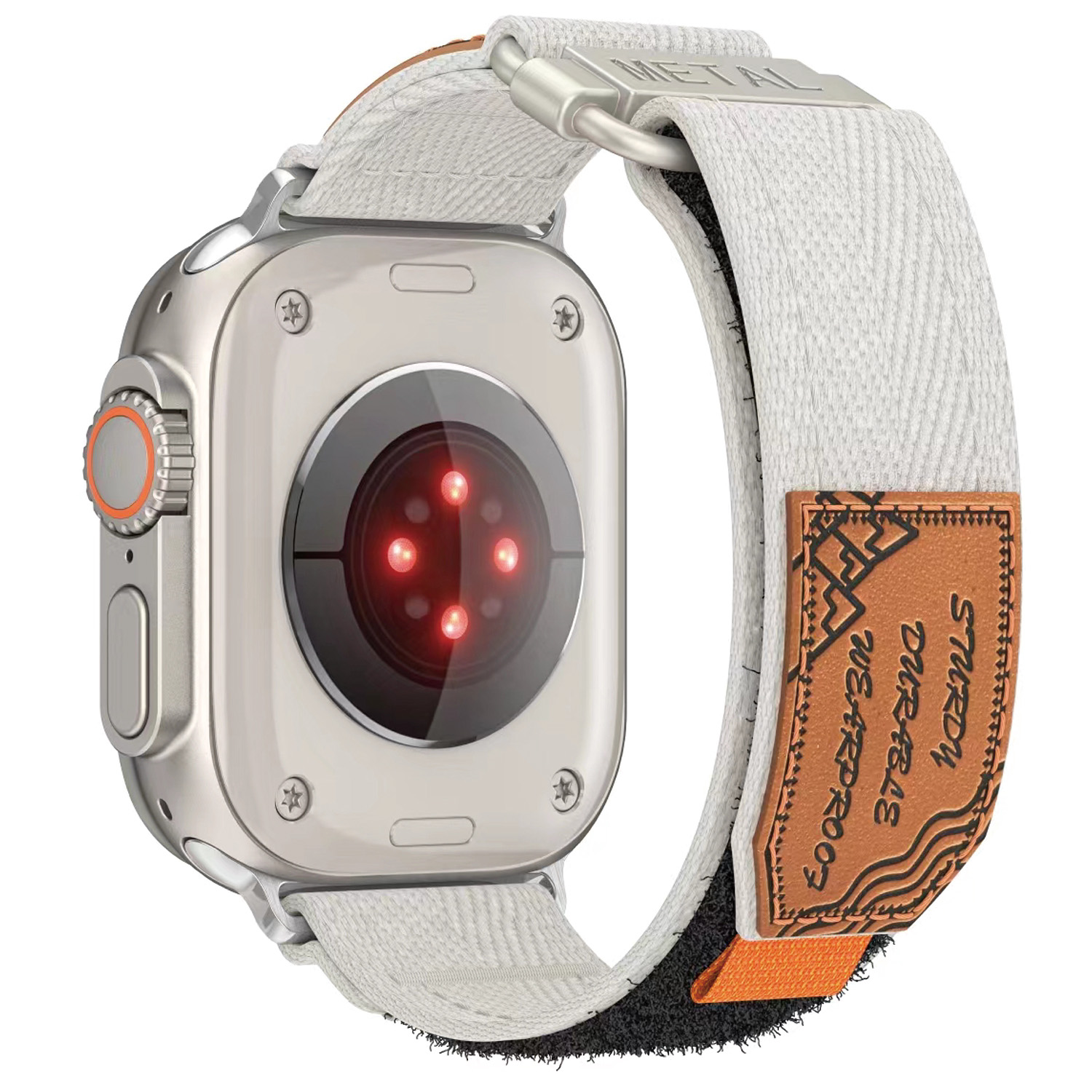 AppleWatch41/40/38mm用キャンピングバンド ホワイト